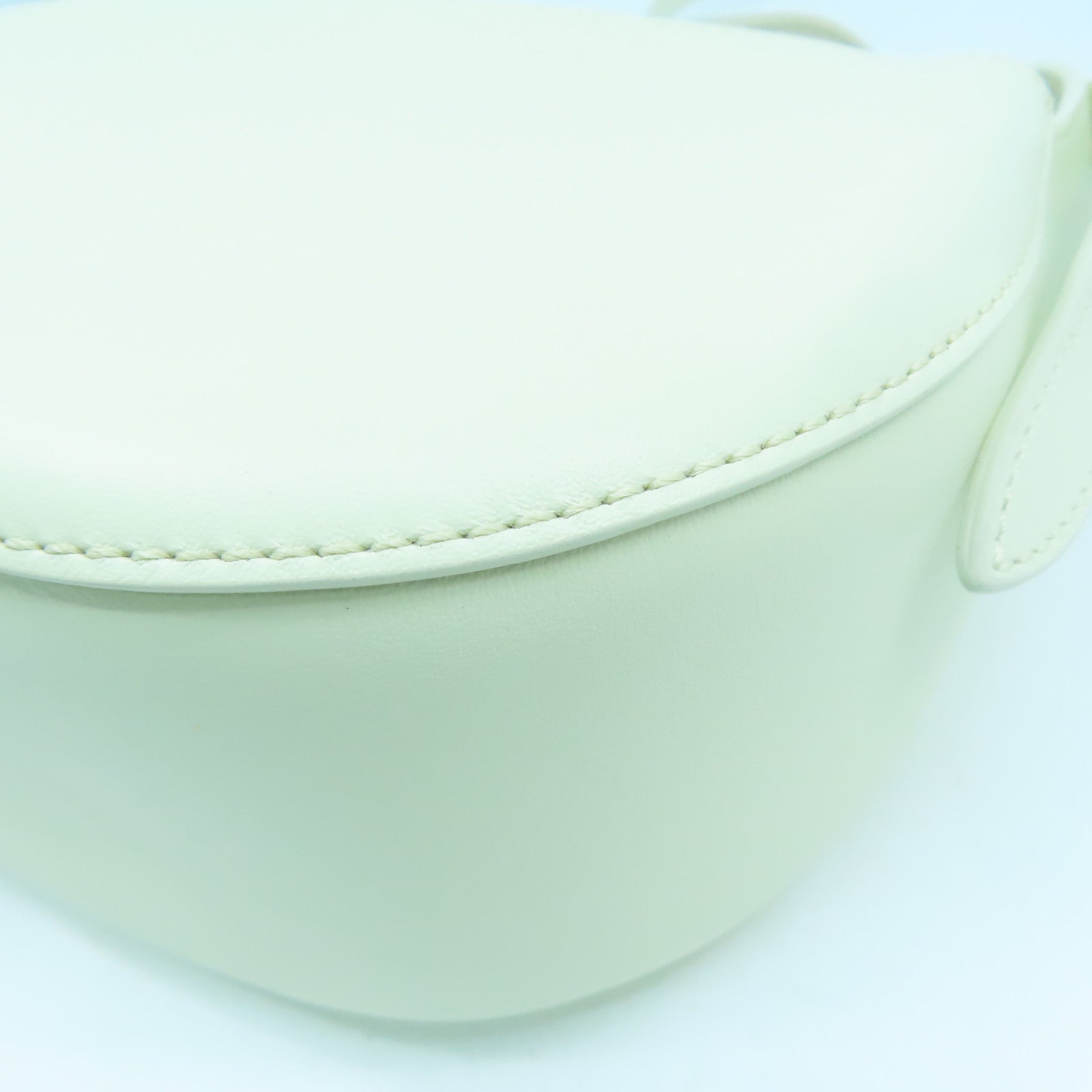 Chloe 牛皮皮革2 Way Shoulder金扣手挽肩背兩用袋白色