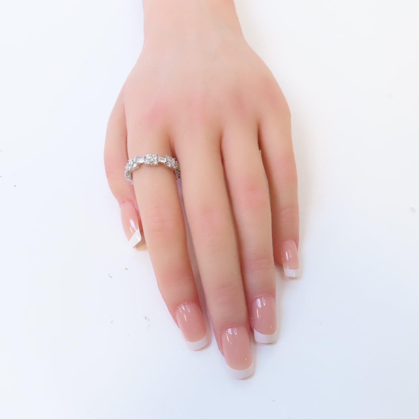 JEWELRY 18K白金Ring 2.0ct鑽石戒指US#7.5