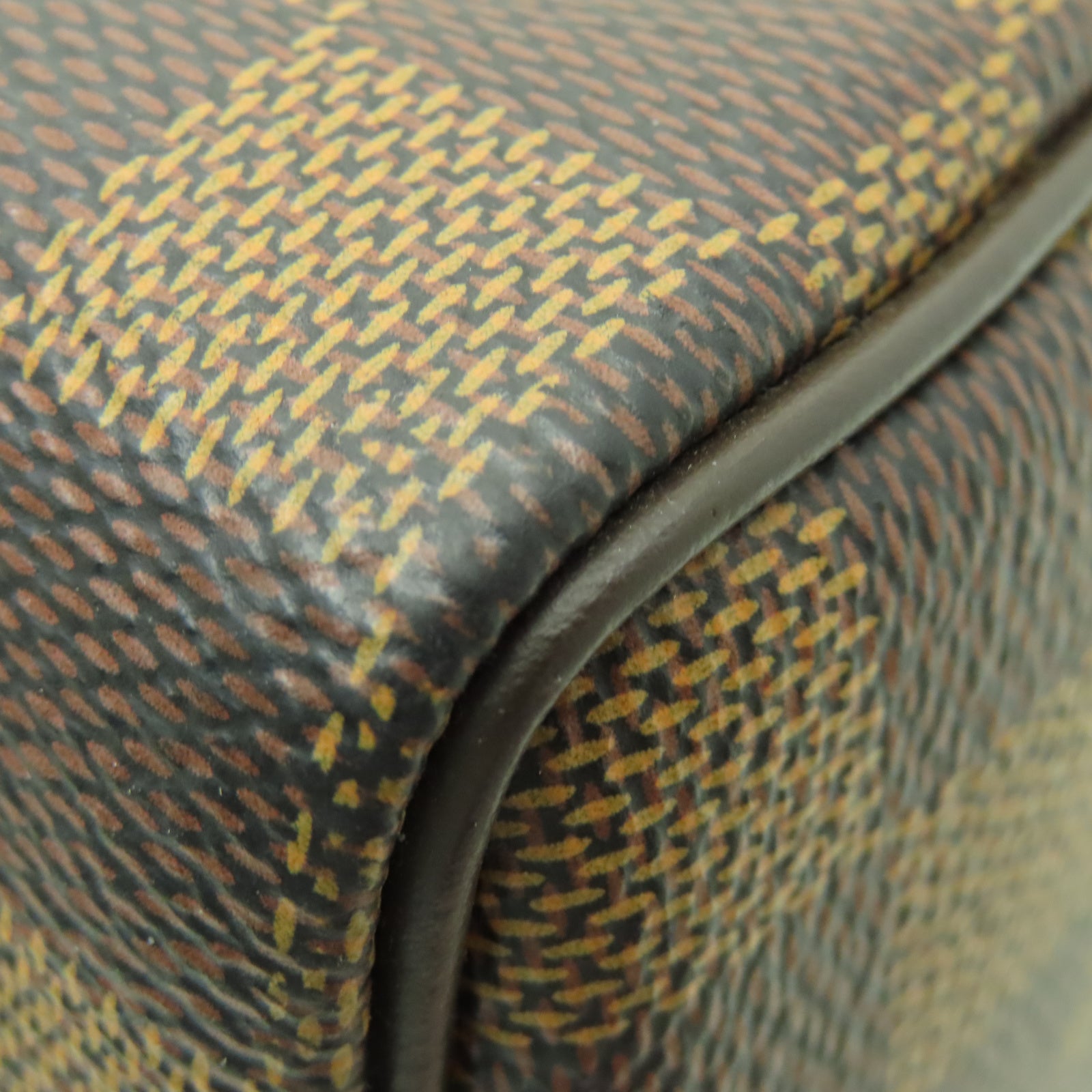 LOUIS VUITTON Damier Speedy 25金扣手挽袋棕色