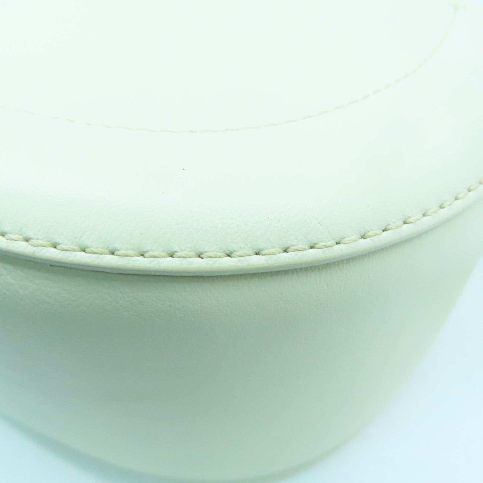Chloe 牛皮皮革2 Way Shoulder金扣手挽肩背兩用袋白色