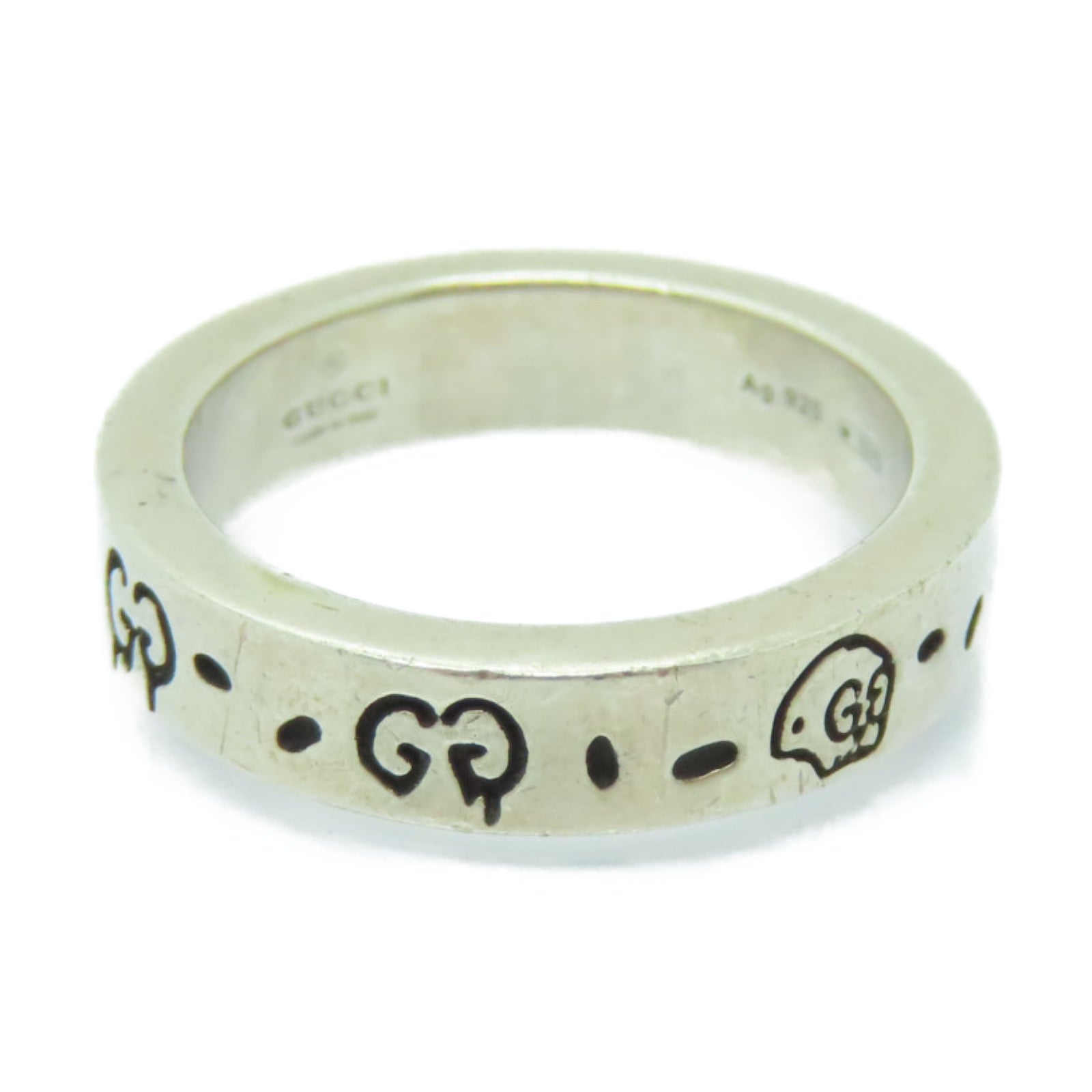 GUCCI 925纯银Ghost Ring戒指Gucci#11 US#10