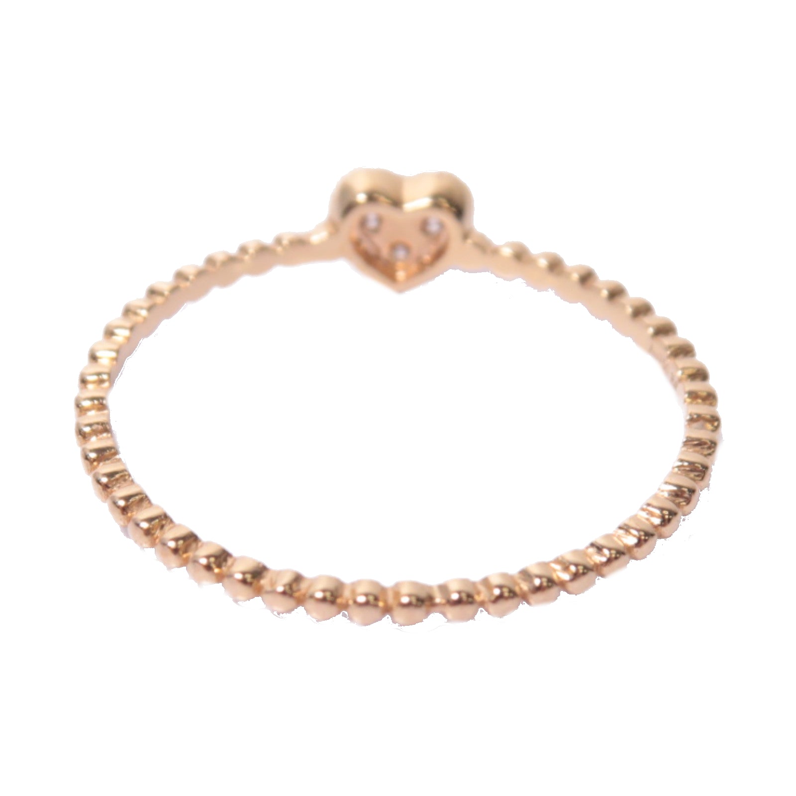JEWELRY 18K玫瑰金Diamond Ring 0.03ct鑽石戒指US#6.25