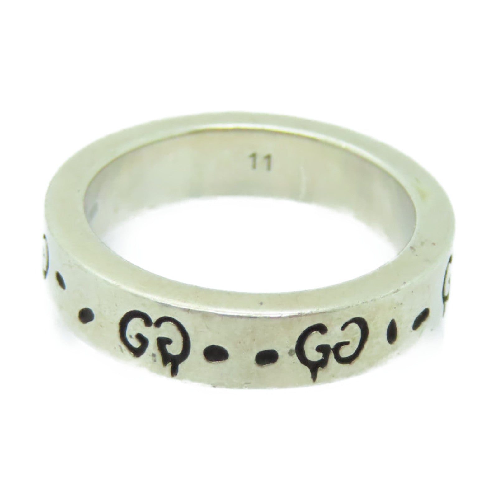 GUCCI 925纯银Ghost Ring戒指Gucci#11 US#10