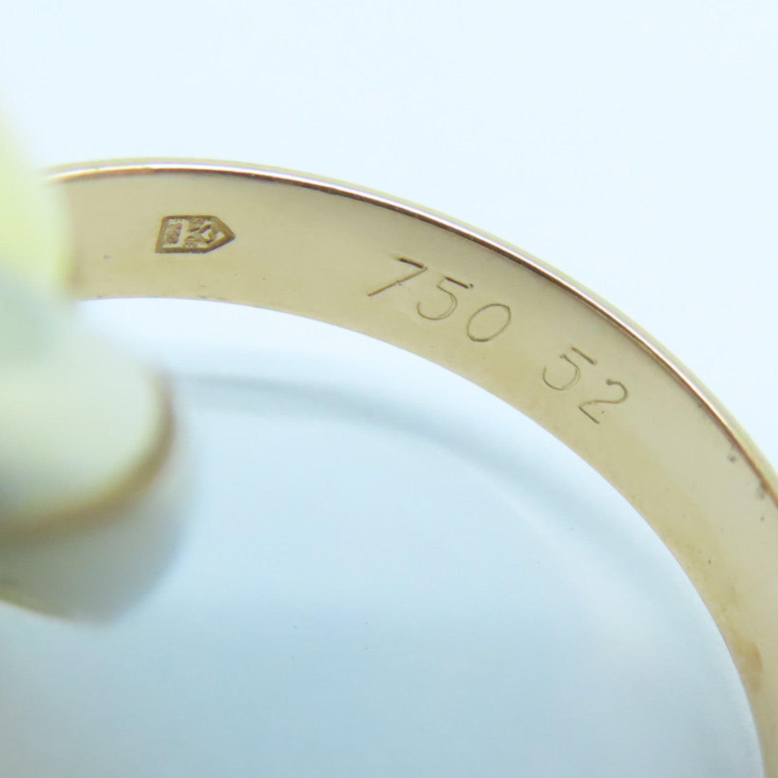 CARTIER 18K黃金/玫瑰金/白金Trinity戒指US#5.75/Cartier#52金色/粉金色/銀色
