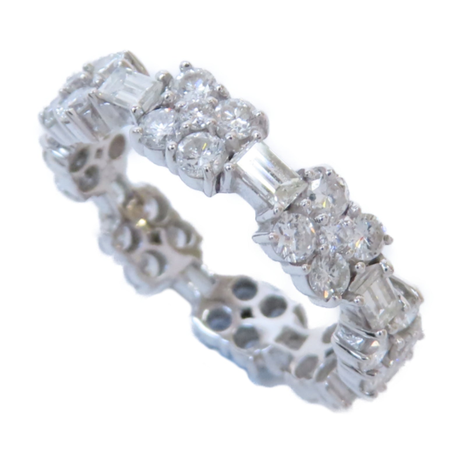 JEWELRY 18K白金Ring 2.0ct鑽石戒指US#7.5