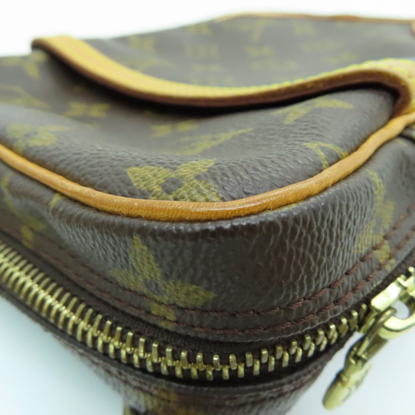 LOUIS VUITTON Monogram Danube Shoulder金扣肩背袋啡色