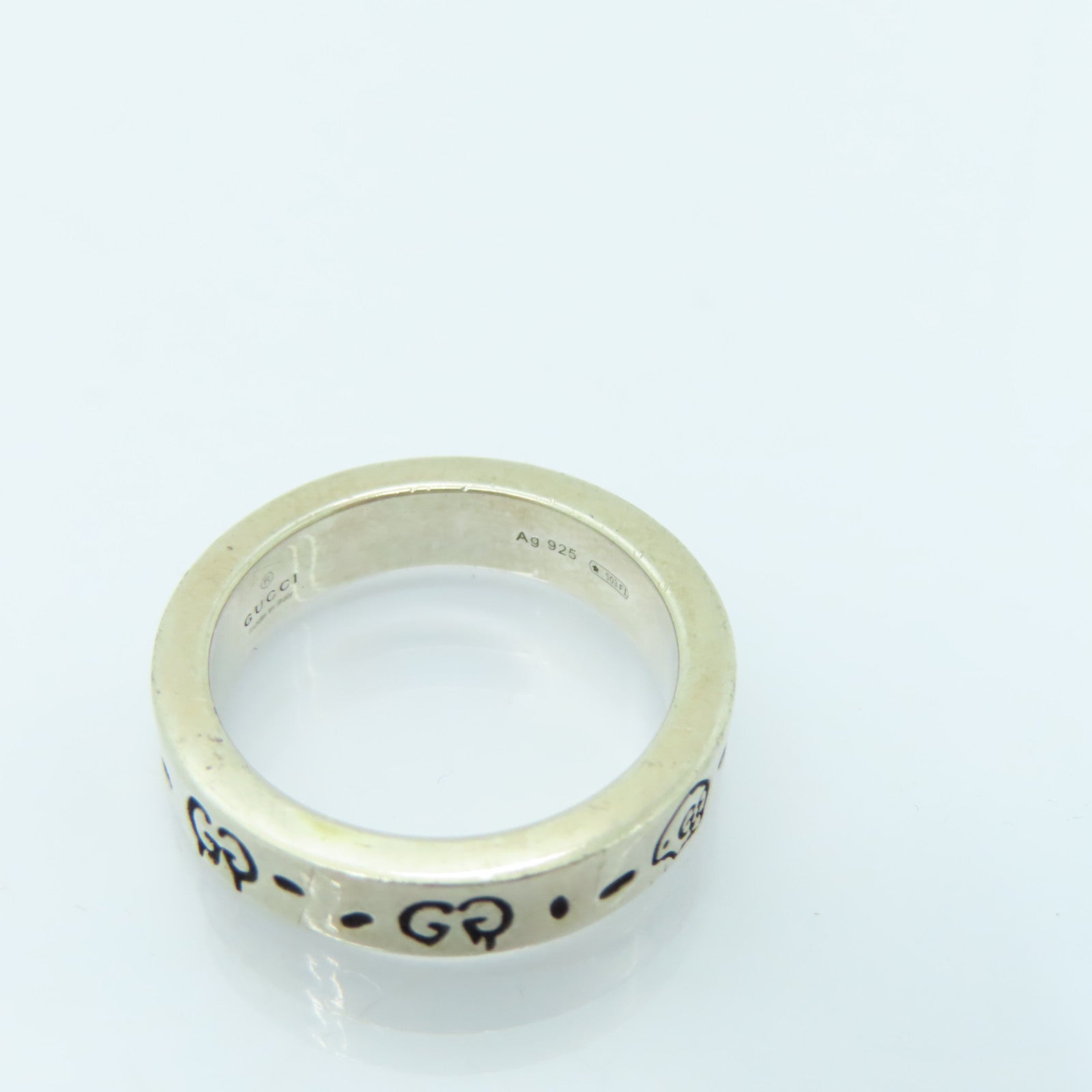 GUCCI 925纯银Ghost Ring戒指Gucci#11 US#10