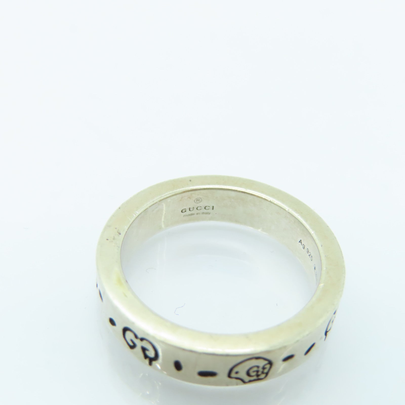 GUCCI 925纯银Ghost Ring戒指Gucci#11 US#10