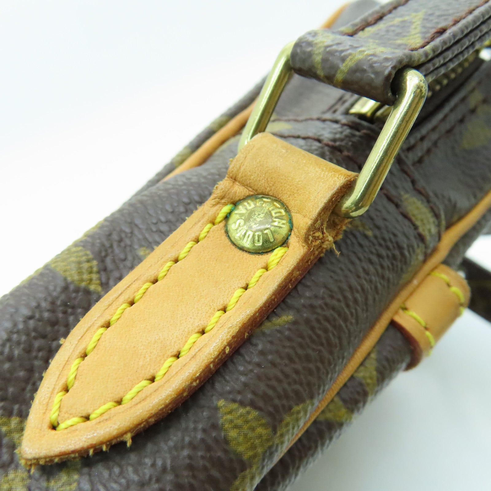 LOUIS VUITTON Monogram Danube Shoulder金扣肩背袋啡色