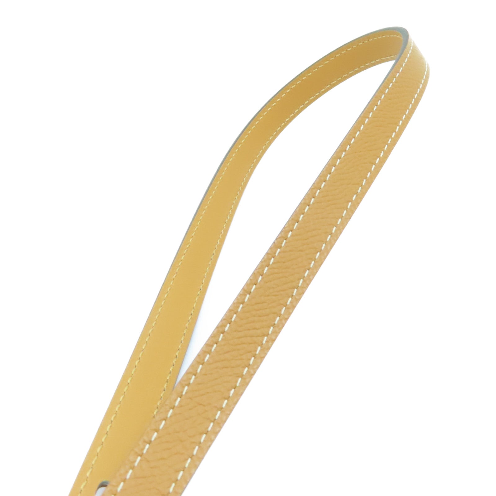HERMES Epsom Leather Pop H Belt 70cm Gold Buckle Belt Gold Brown