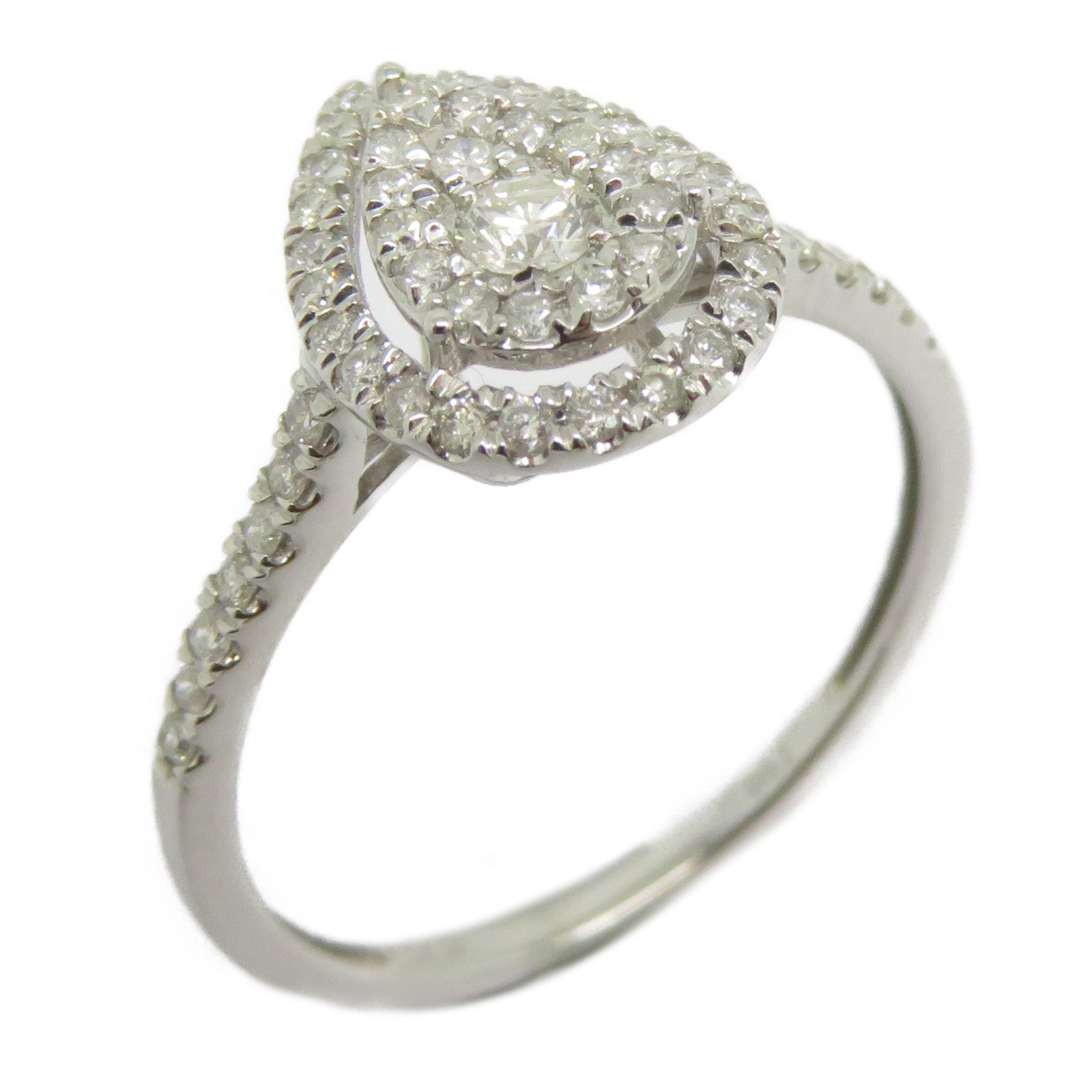 JEWELRY 【激減優惠】18K白金Diamond Ring 0.4ct鑽石戒指US#7