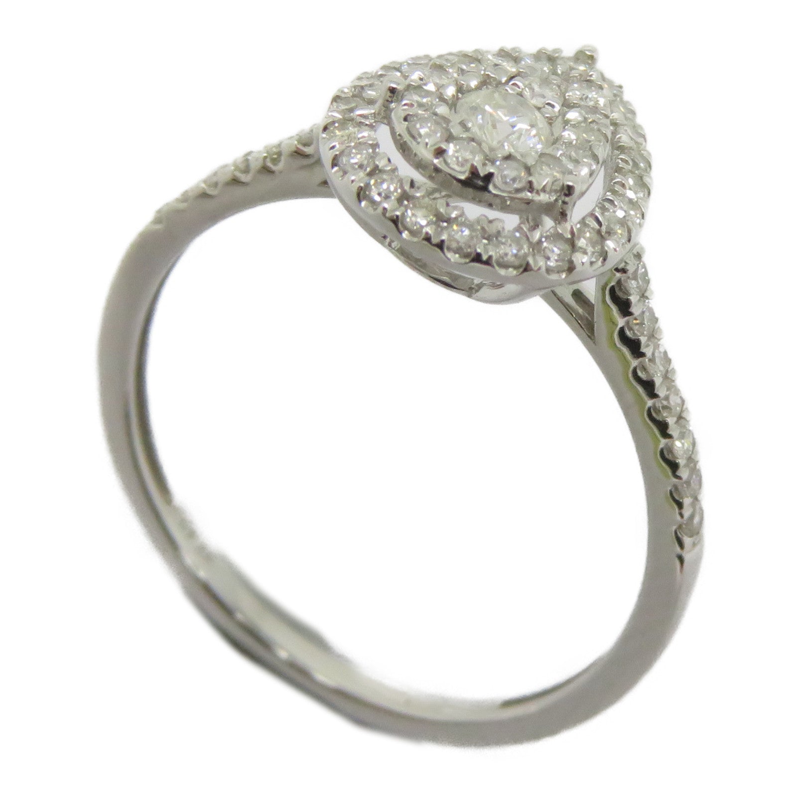 JEWELRY 【激減優惠】18K白金Diamond Ring 0.4ct鑽石戒指US#7
