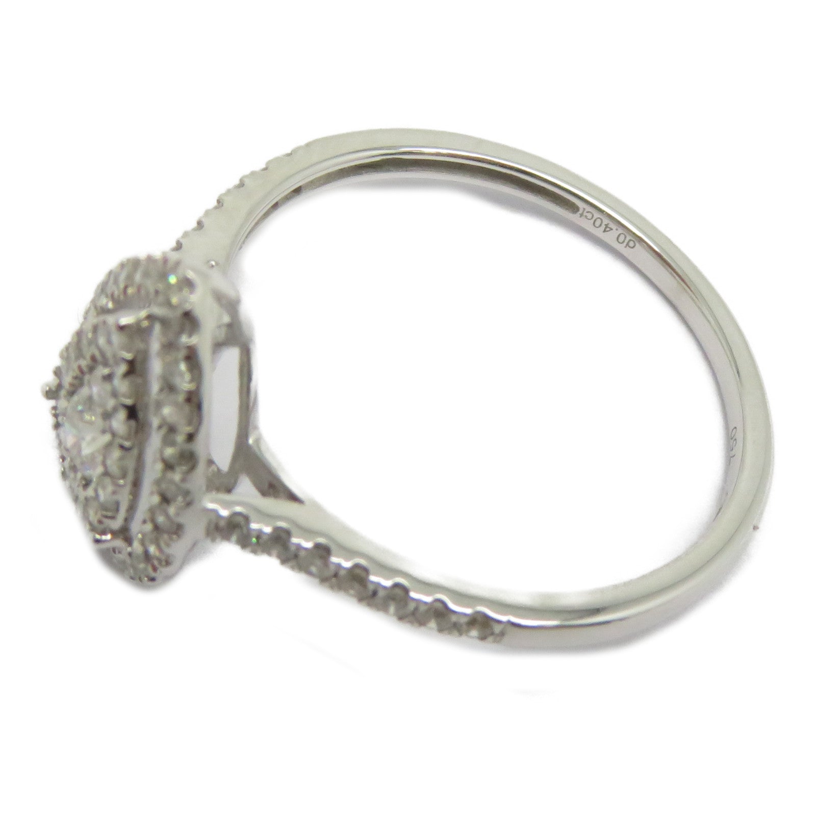 JEWELRY 【激減優惠】18K白金Diamond Ring 0.4ct鑽石戒指US#7