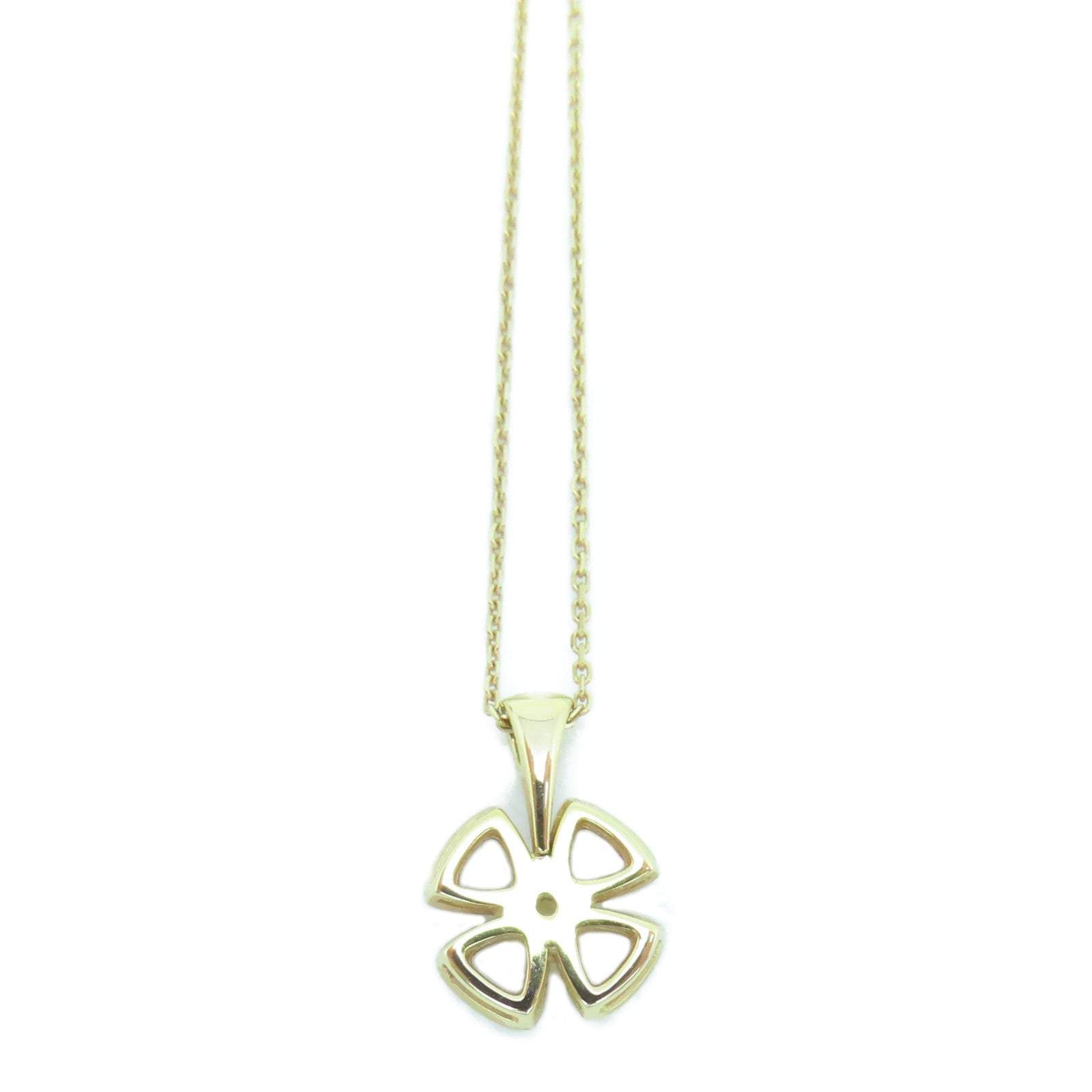 BVLGARI 18K玫瑰金Fiorever Necklace0.10ct鑽石/0.06ct鑽石項鍊