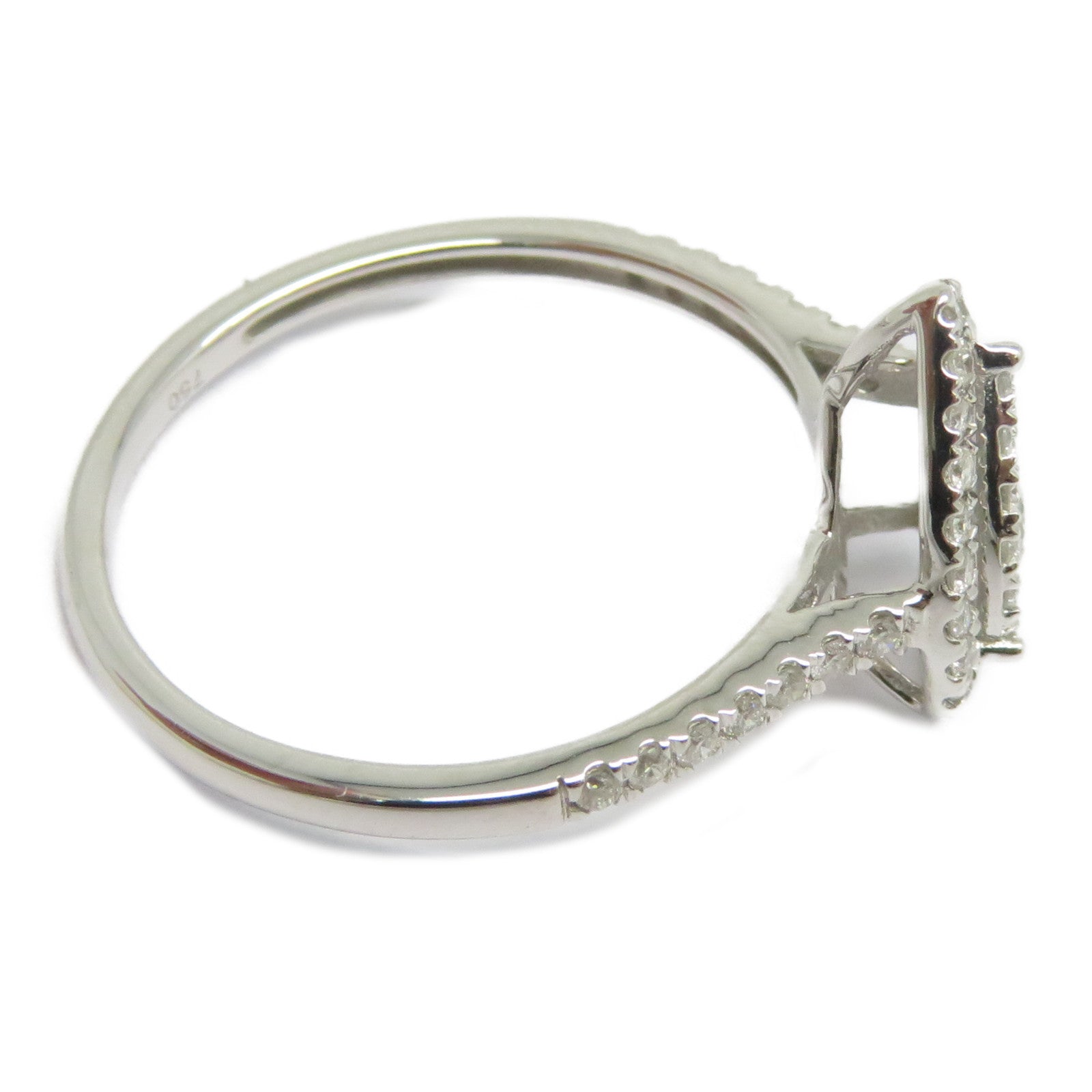 JEWELRY 【激減優惠】18K白金Diamond Ring 0.4ct鑽石戒指US#7