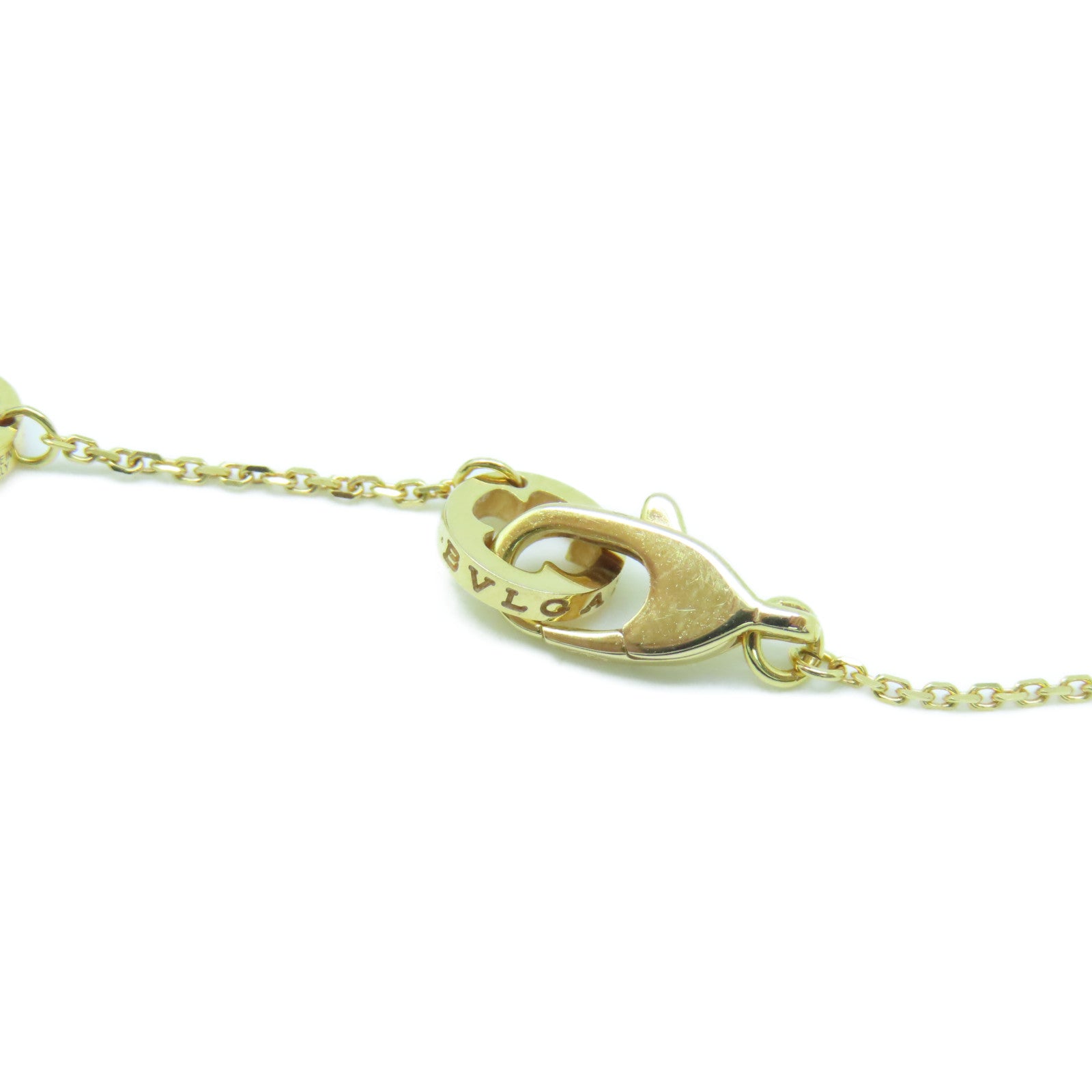BVLGARI 18K玫瑰金Fiorever Necklace0.10ct鑽石/0.06ct鑽石項鍊