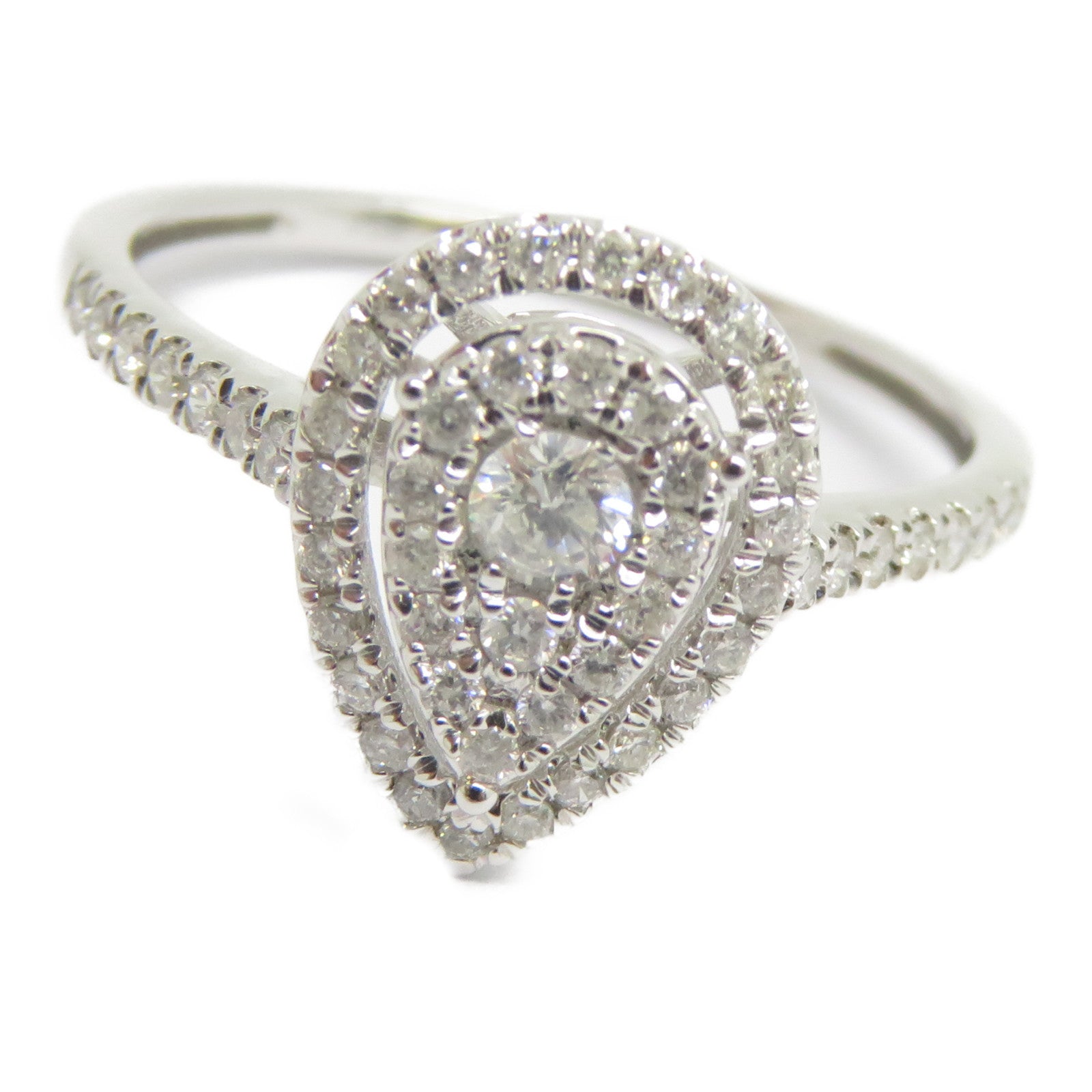 JEWELRY 【激減優惠】18K白金Diamond Ring 0.4ct鑽石戒指US#7