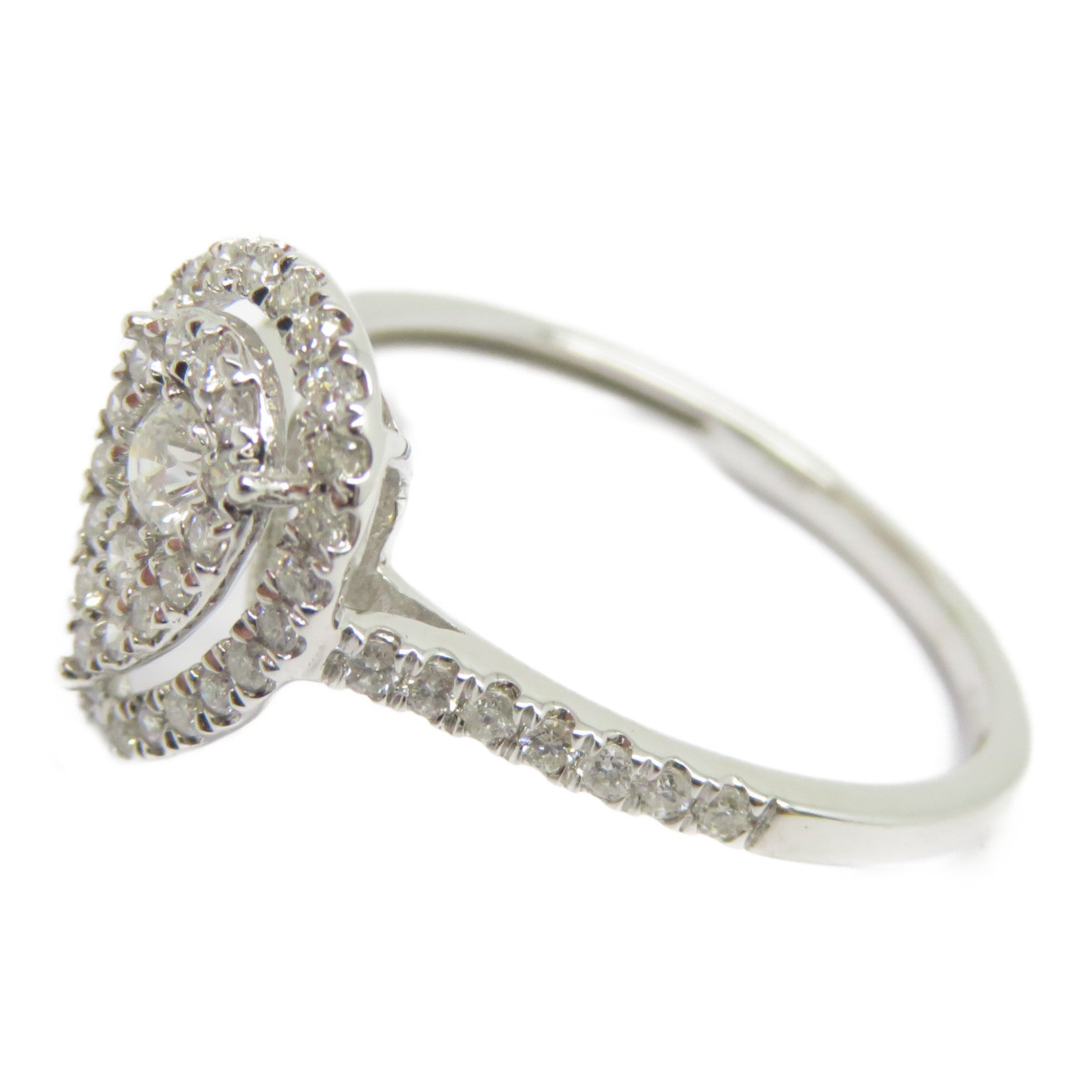 JEWELRY 【激減優惠】18K白金Diamond Ring 0.4ct鑽石戒指US#7