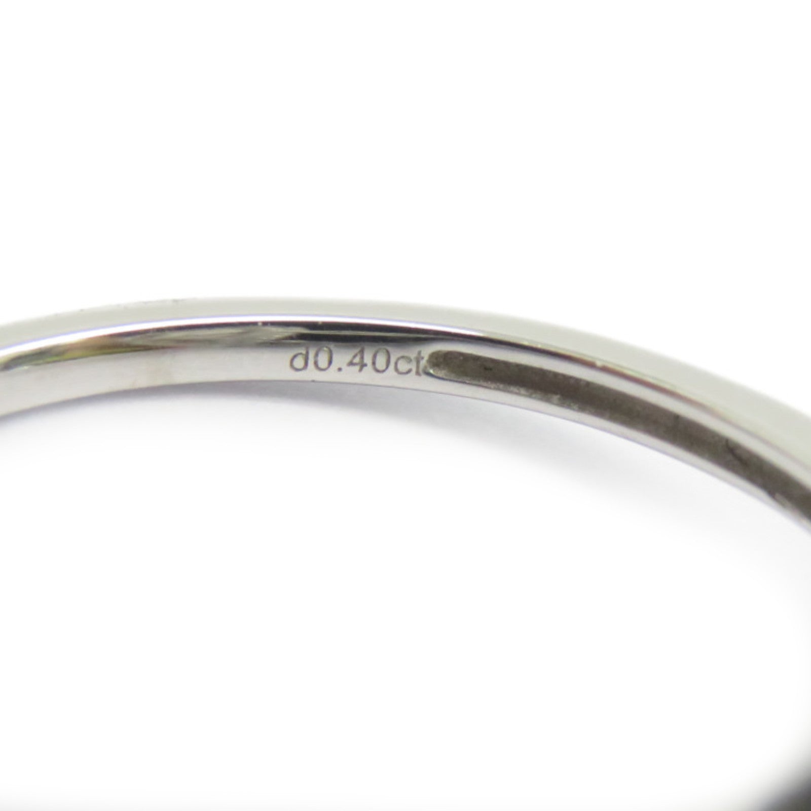 JEWELRY 【激減優惠】18K白金Diamond Ring 0.4ct鑽石戒指US#7