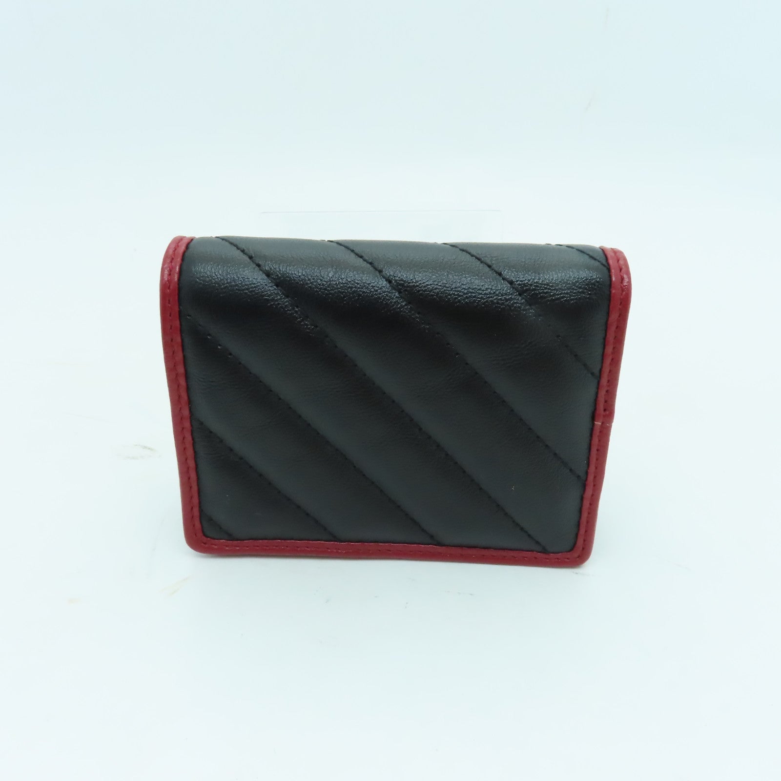 GUCCI 牛皮皮革Wallet金扣钱包黑色