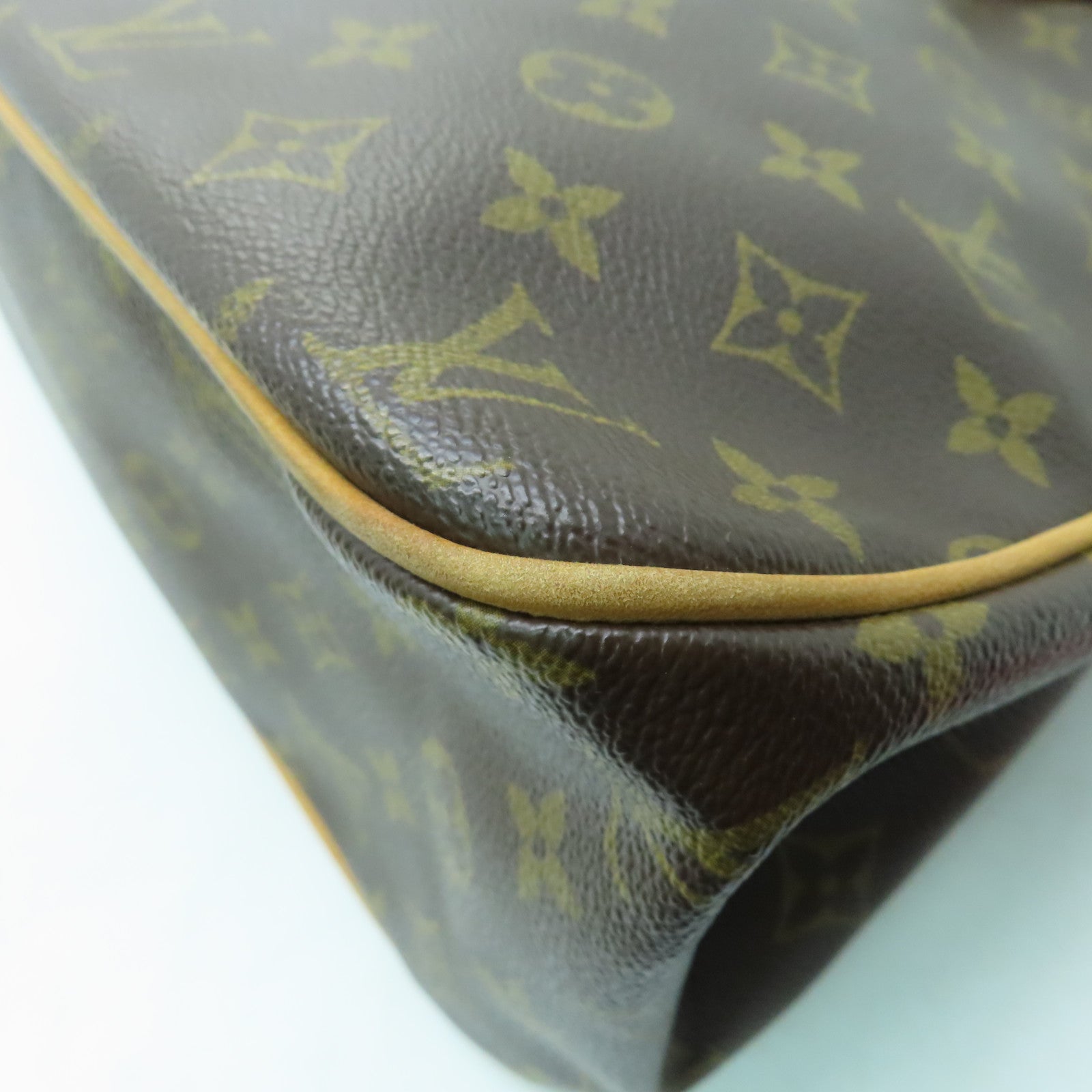 LOUIS VUITTON Monogram Batignolles Horizontal Shoulder金扣肩背袋啡色