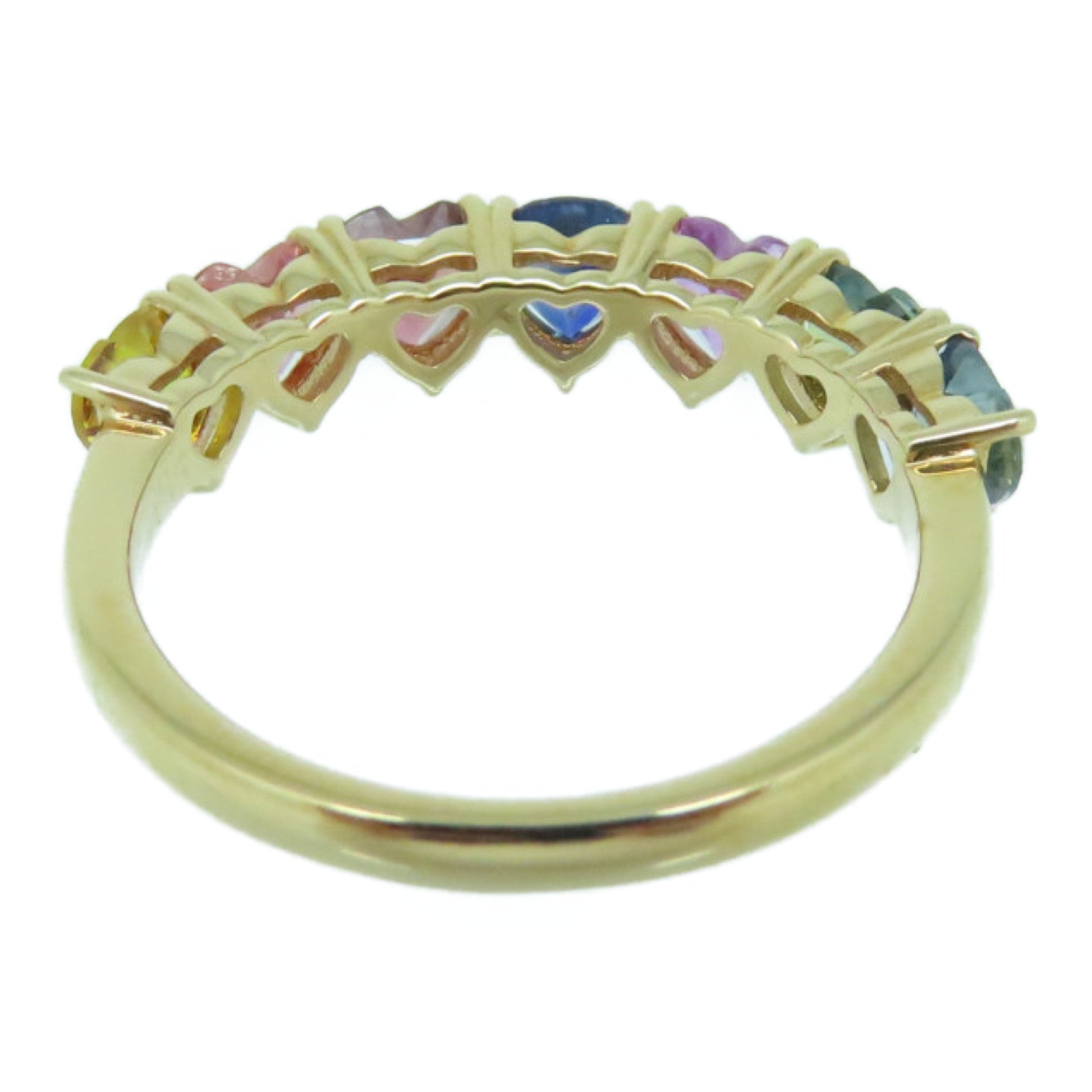 JEWELRY 【激減優惠】18K玫瑰金Multi Sapphire Ring 2.01ct藍寶石戒指US#6.5