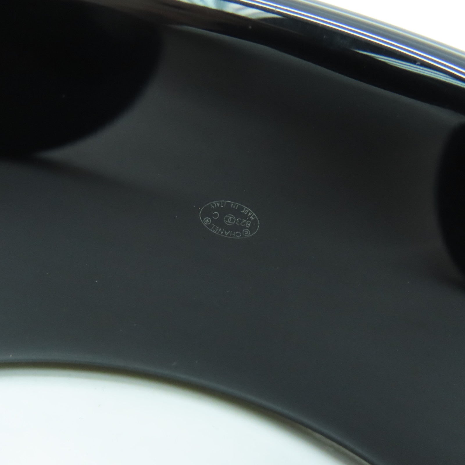 CHANEL PVC Bangle手镯粉红色/黑色
