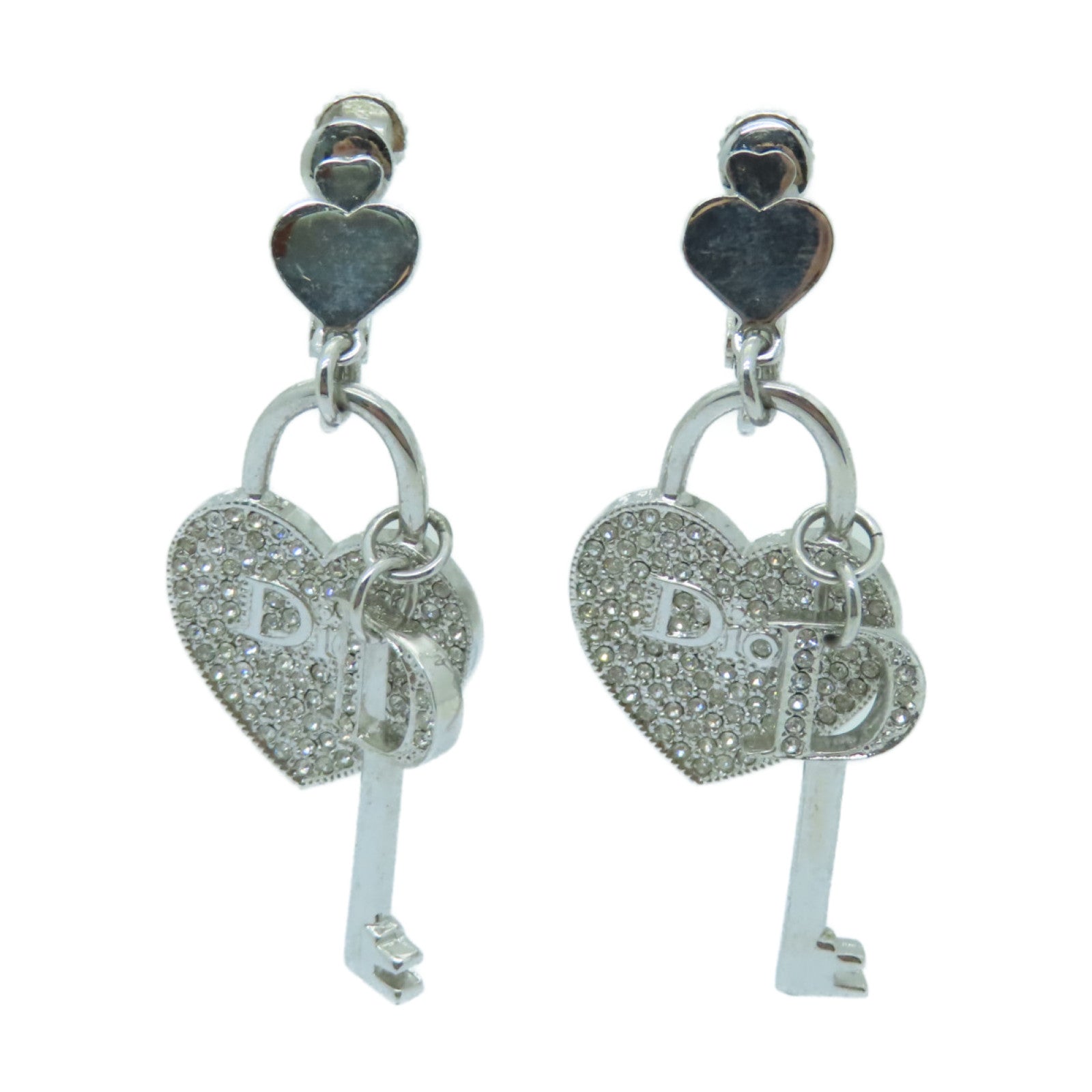 Dior 金屬Earrings耳環銀色
