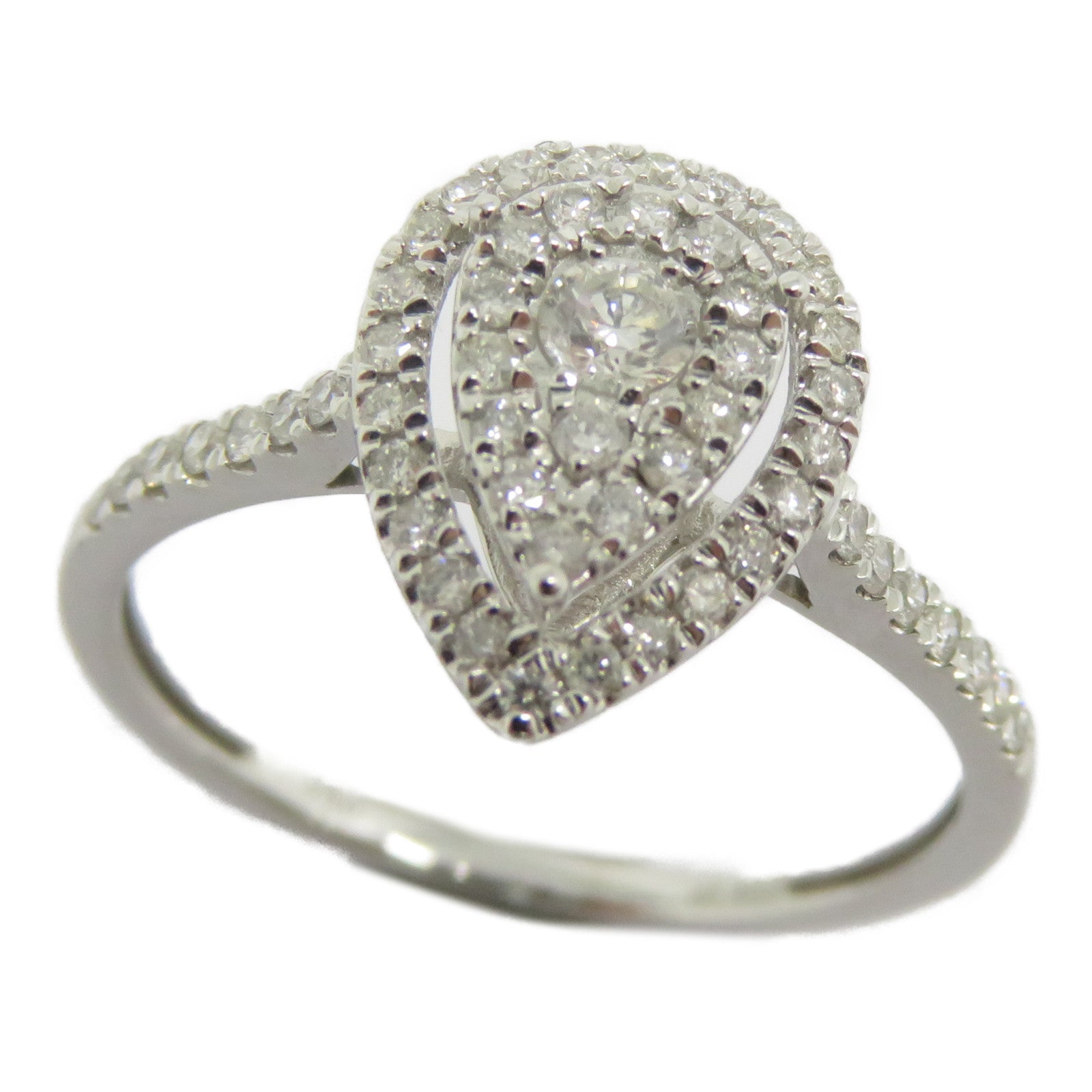 JEWELRY 【激減優惠】18K白金Diamond Ring 0.4ct鑽石戒指US#7
