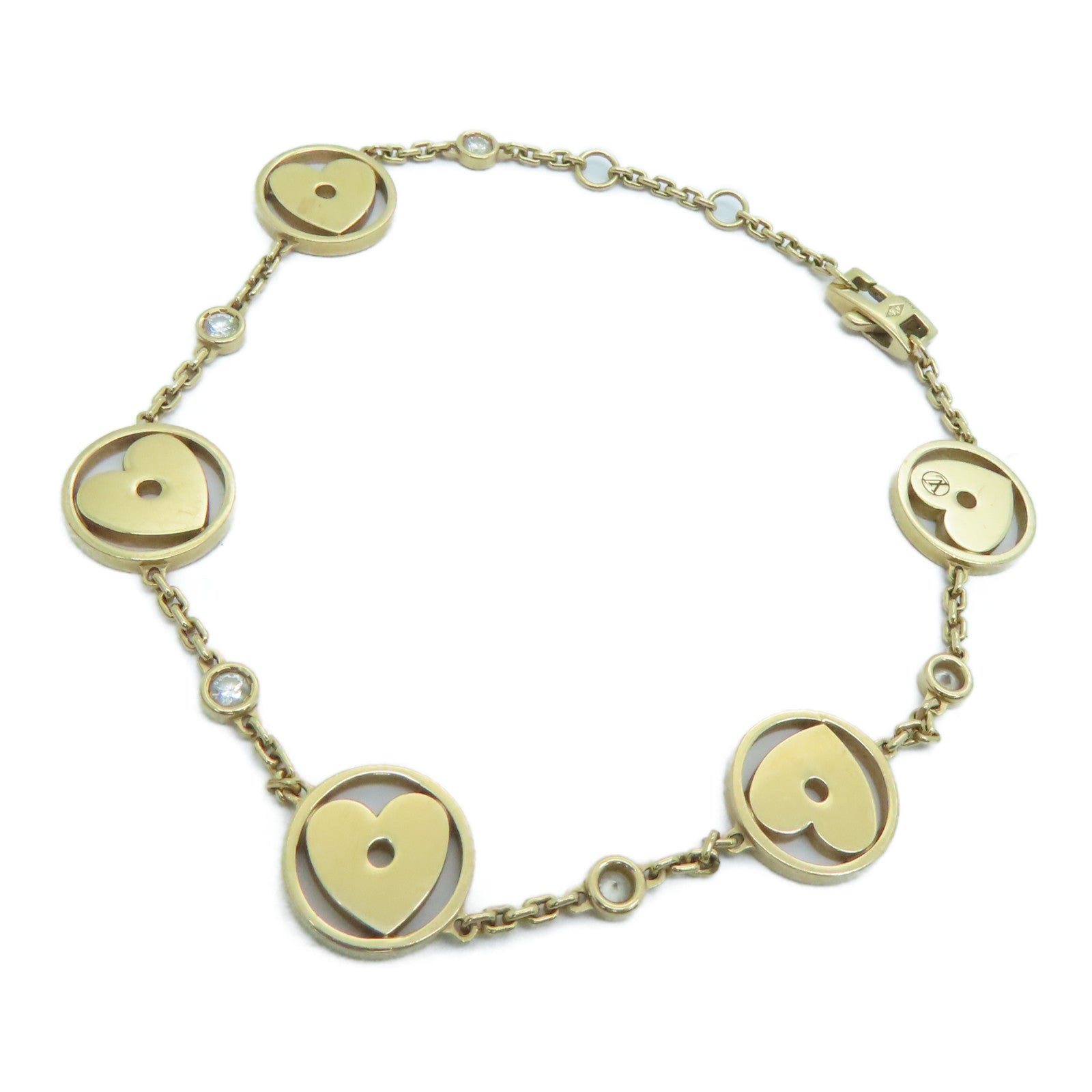 LOUIS VUITTON 【激減優惠】18K玫瑰金5P Dia Bracelet手鏈