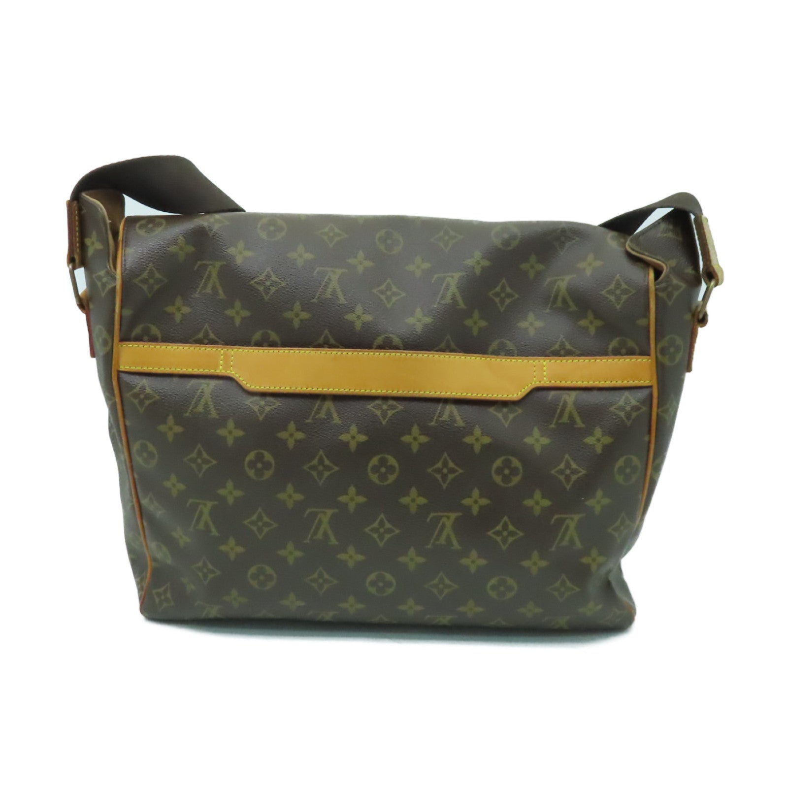 LOUIS VUITTON Monogram Abbeses金扣肩背袋棕色