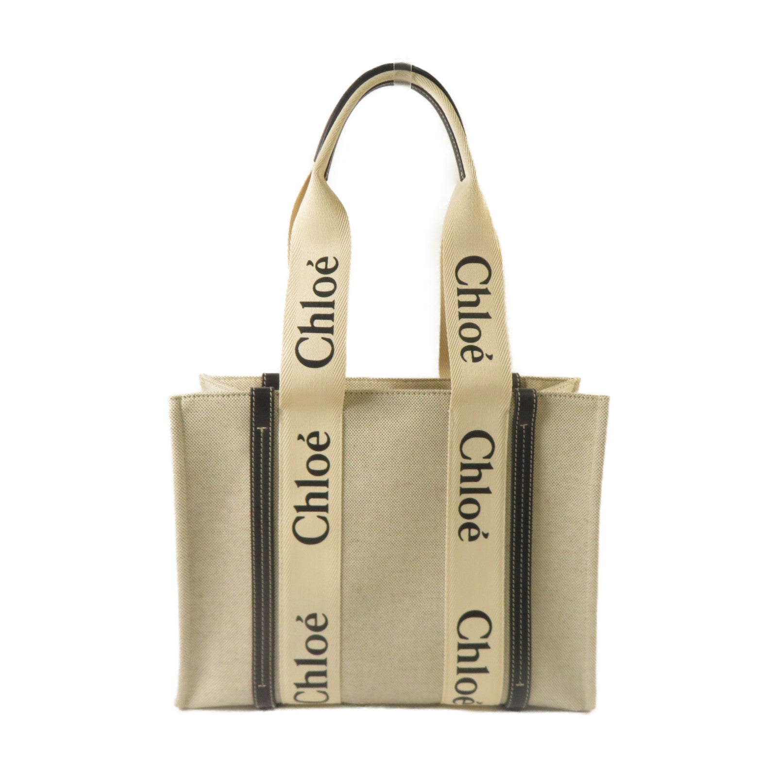 Chloe 帆布Tote Bag手挽袋米色