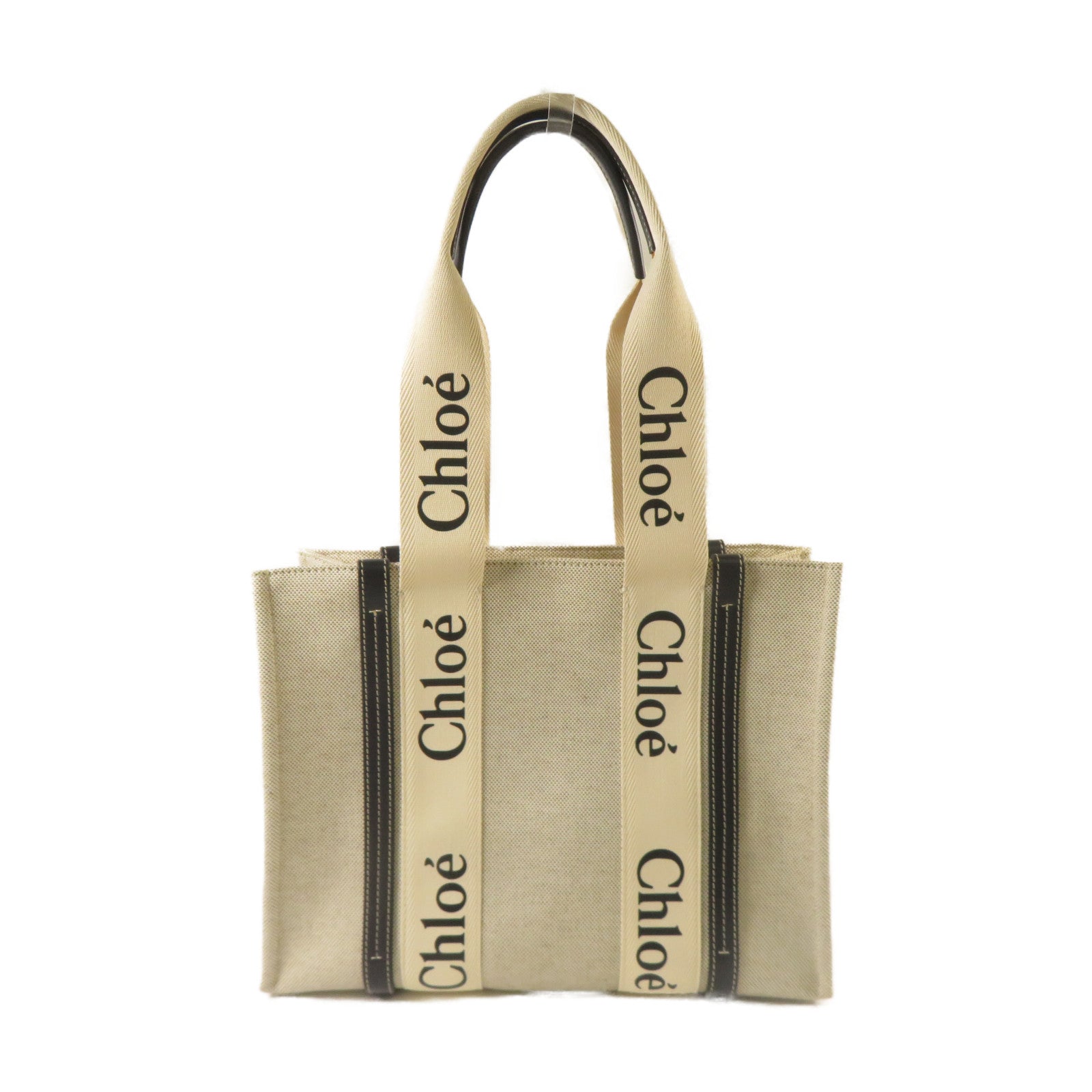 Chloe 帆布Tote Bag手挽袋米色