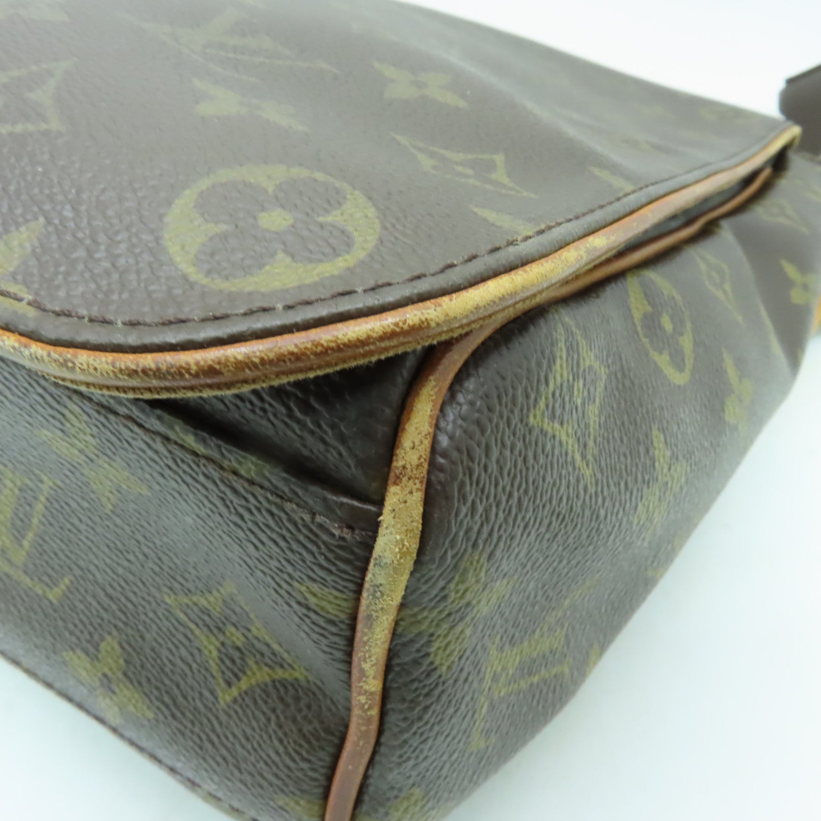 LOUIS VUITTON Monogram Abbeses金扣肩背袋棕色