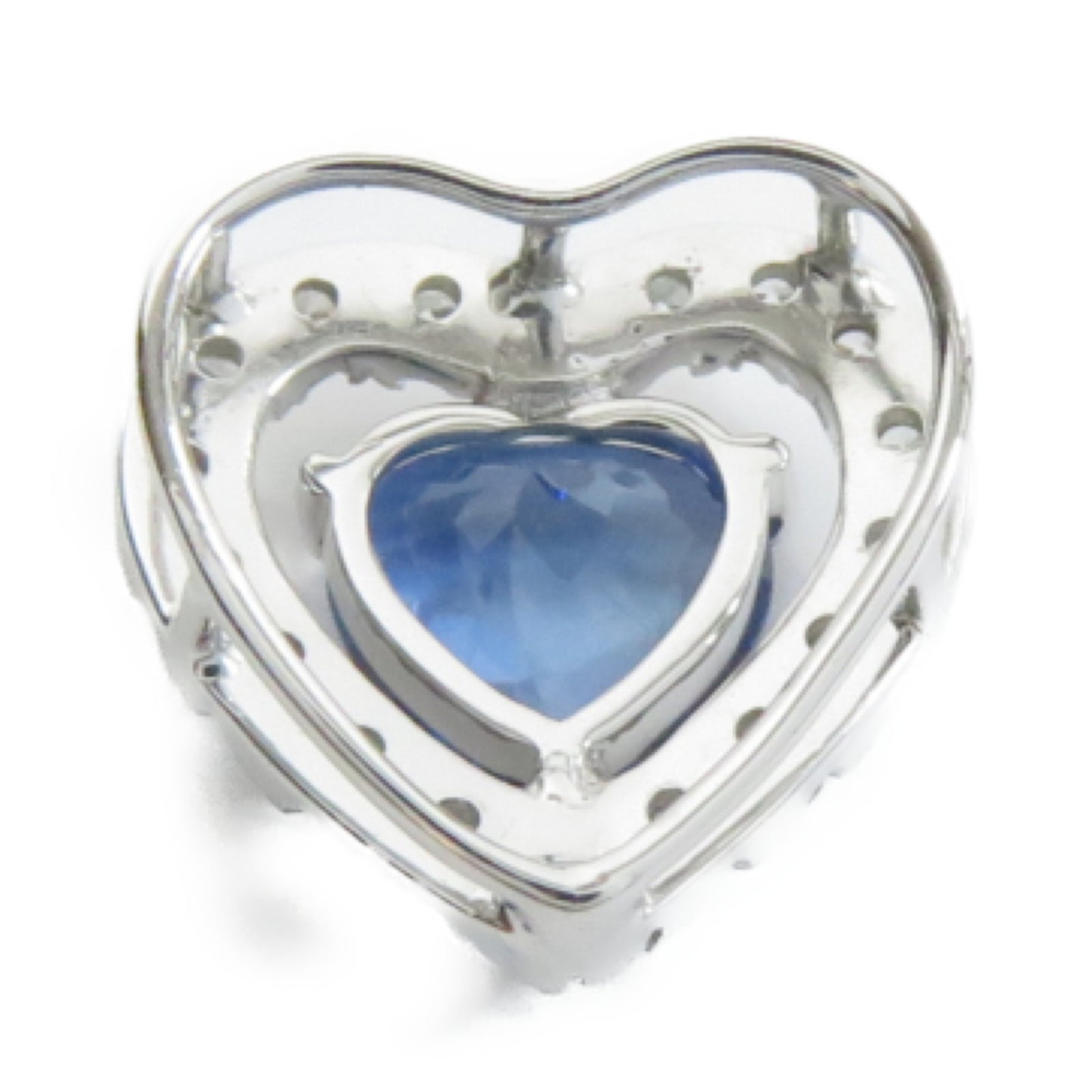JEWELRY 18K白金Sapphire Pendant Top 1.07ct藍寶石吊墜