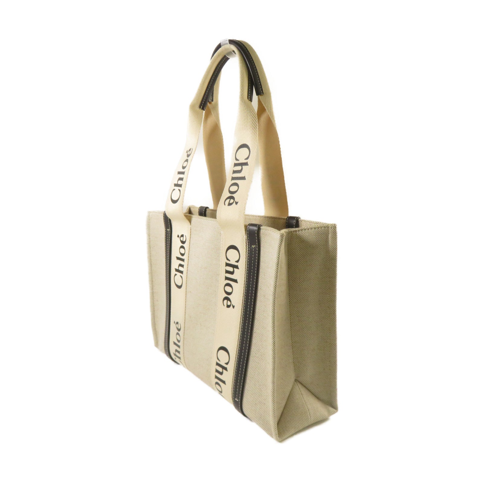 Chloe 帆布Tote Bag手挽袋米色