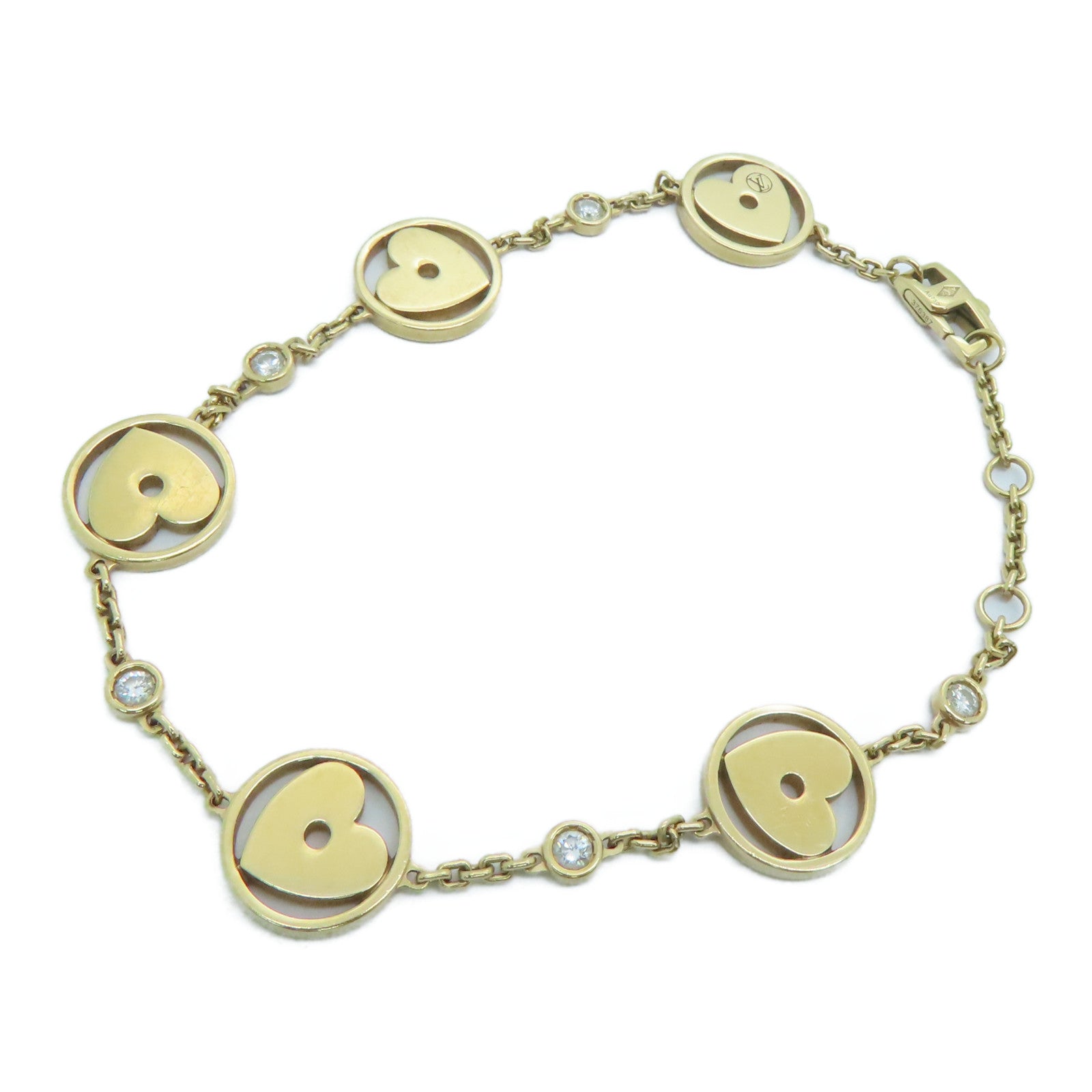 LOUIS VUITTON 【激減優惠】18K玫瑰金5P Dia Bracelet手鏈
