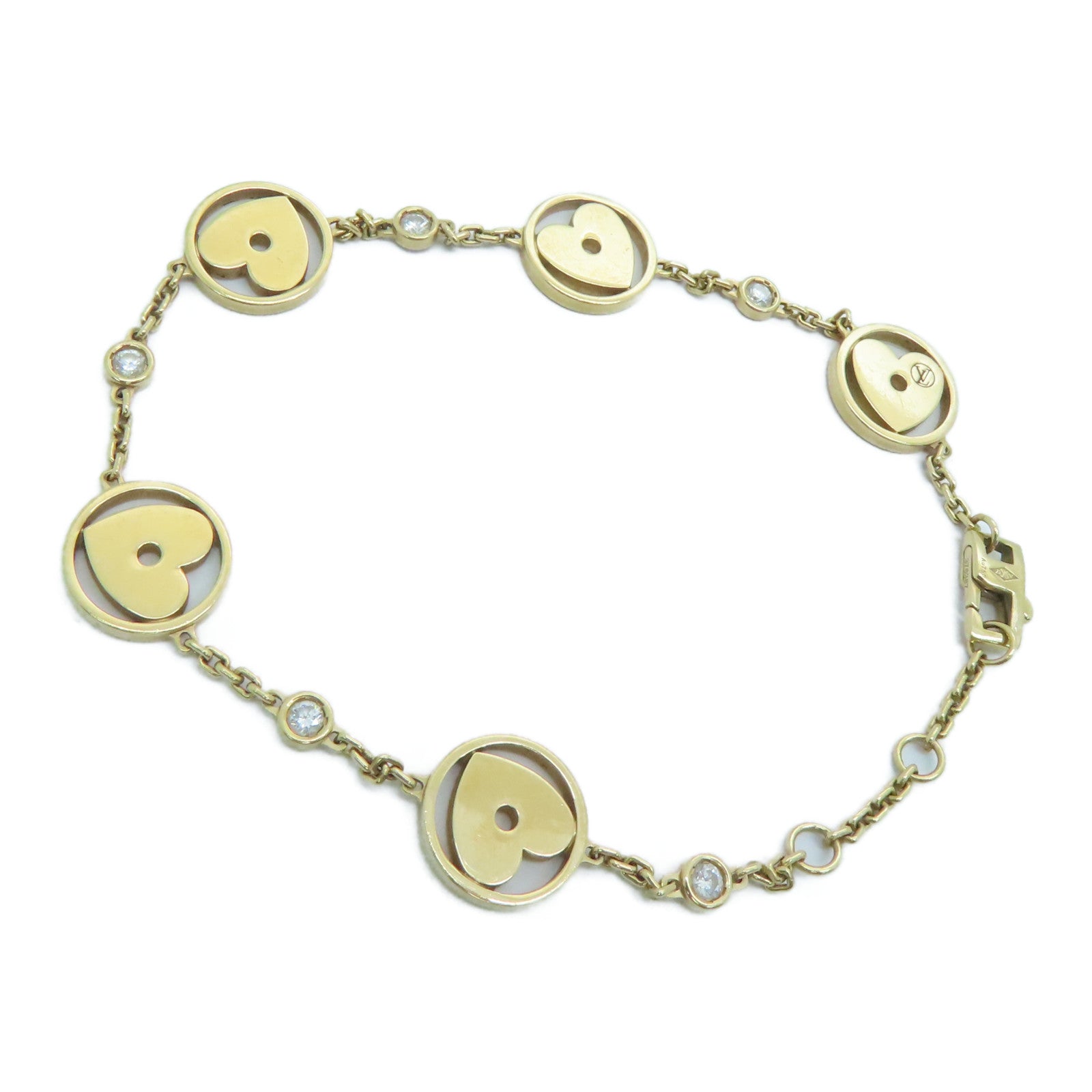 LOUIS VUITTON 【激減優惠】18K玫瑰金5P Dia Bracelet手鏈