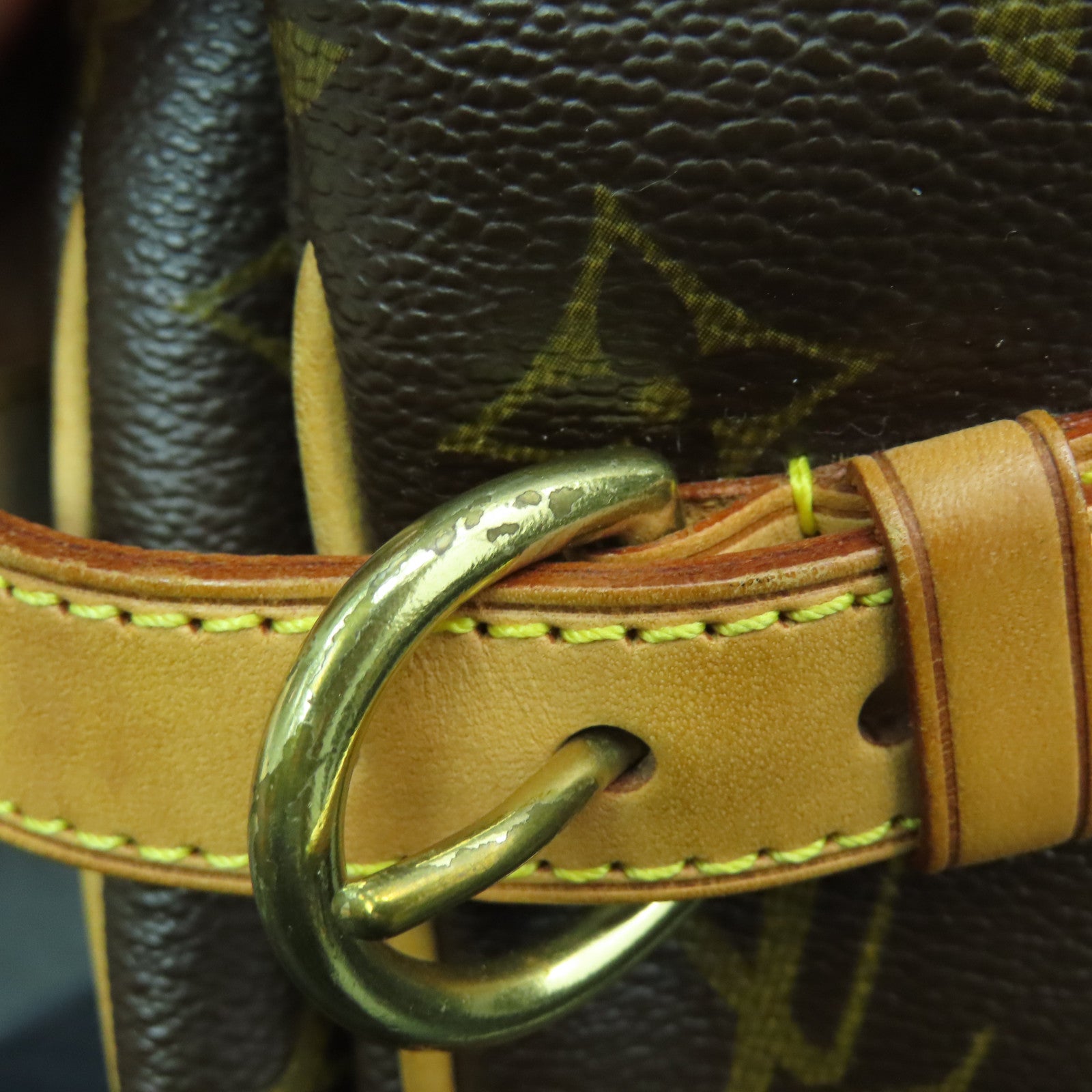 LOUIS VUITTON Monogram Batignolles Horizontal Shoulder金扣肩背袋啡色