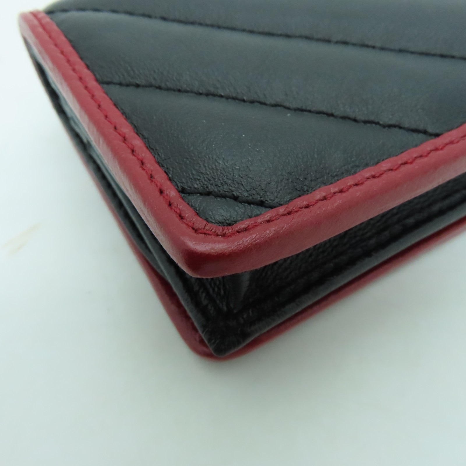 GUCCI 牛皮皮革Wallet金扣钱包黑色