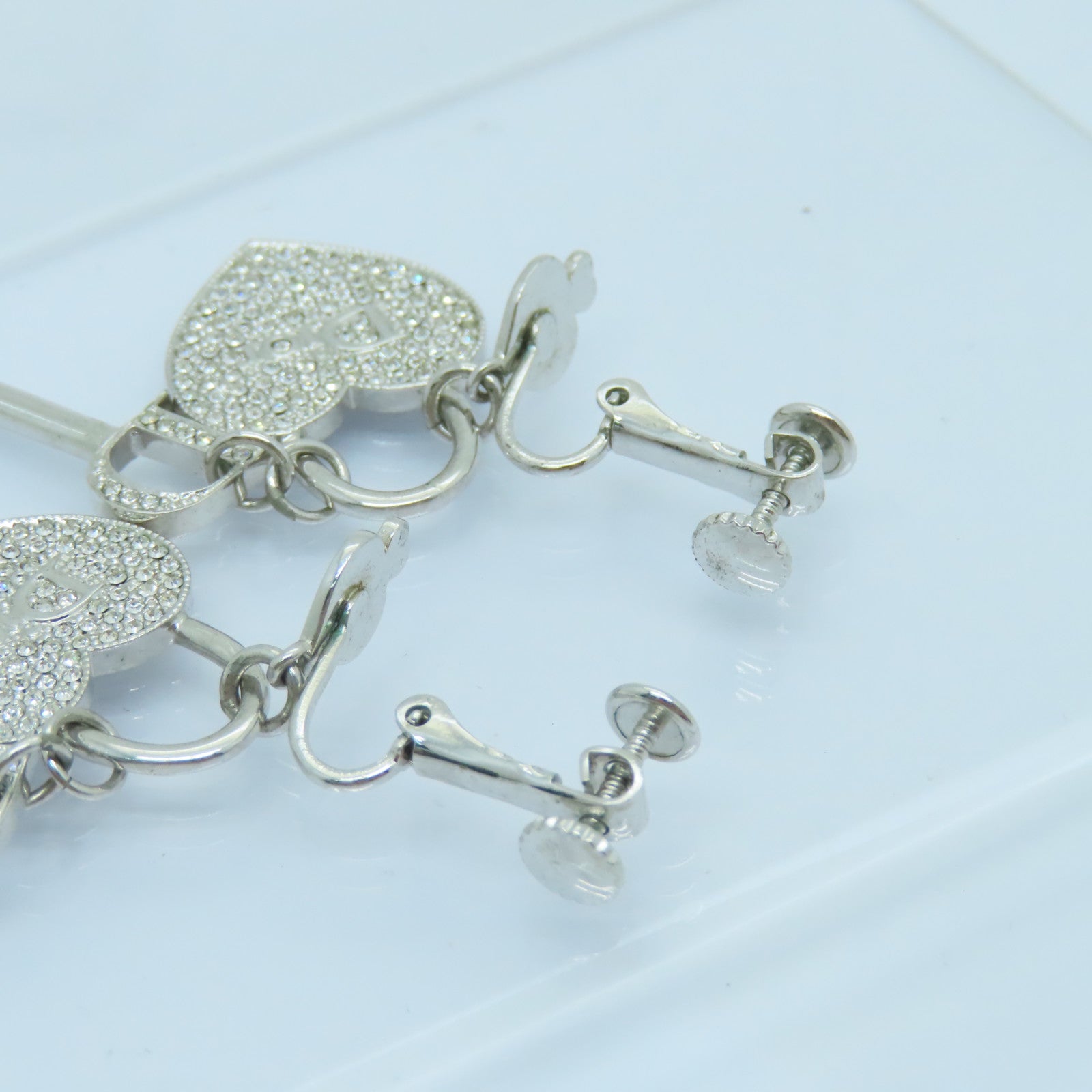 Dior 金屬Earrings耳環銀色