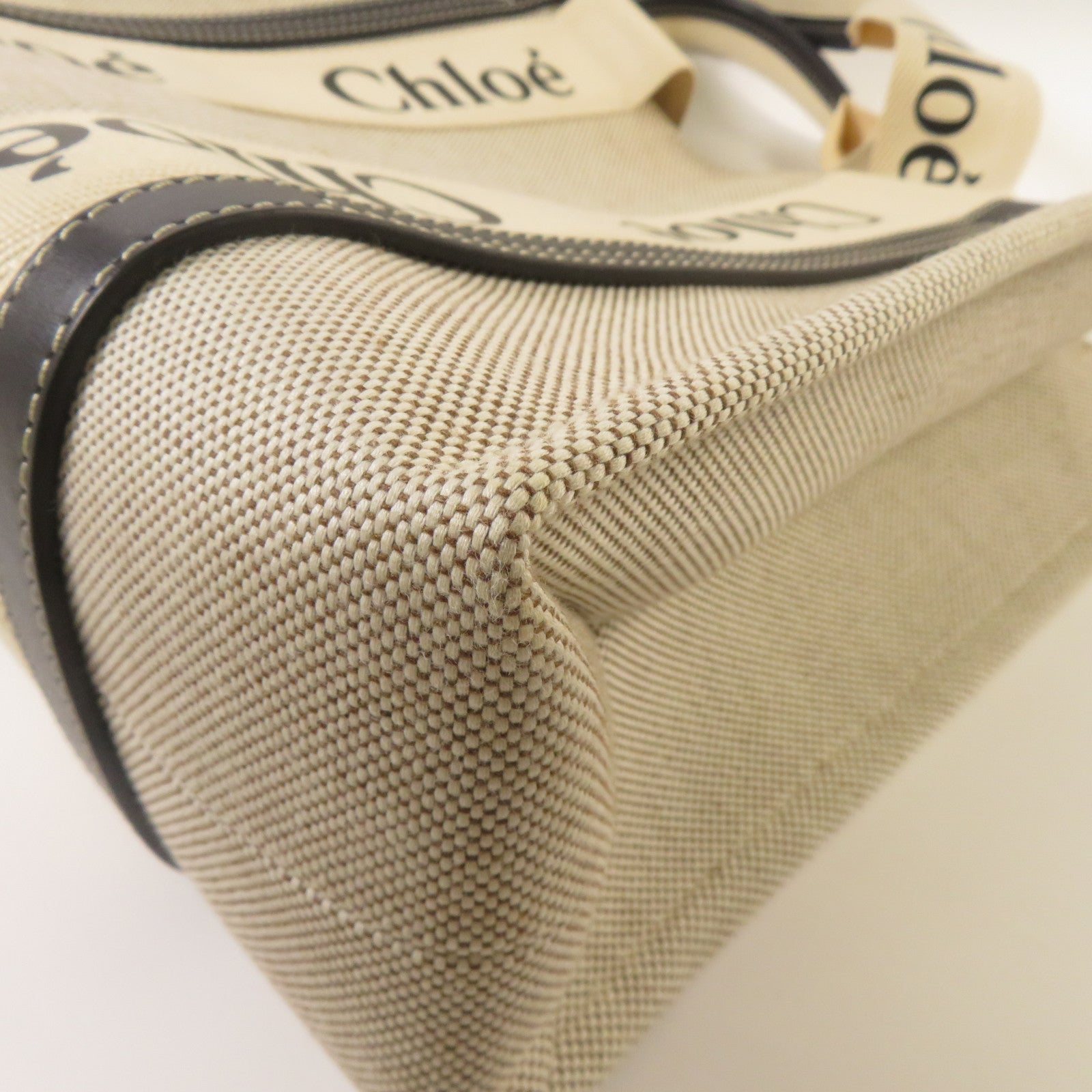 Chloe 帆布Tote Bag手挽袋米色