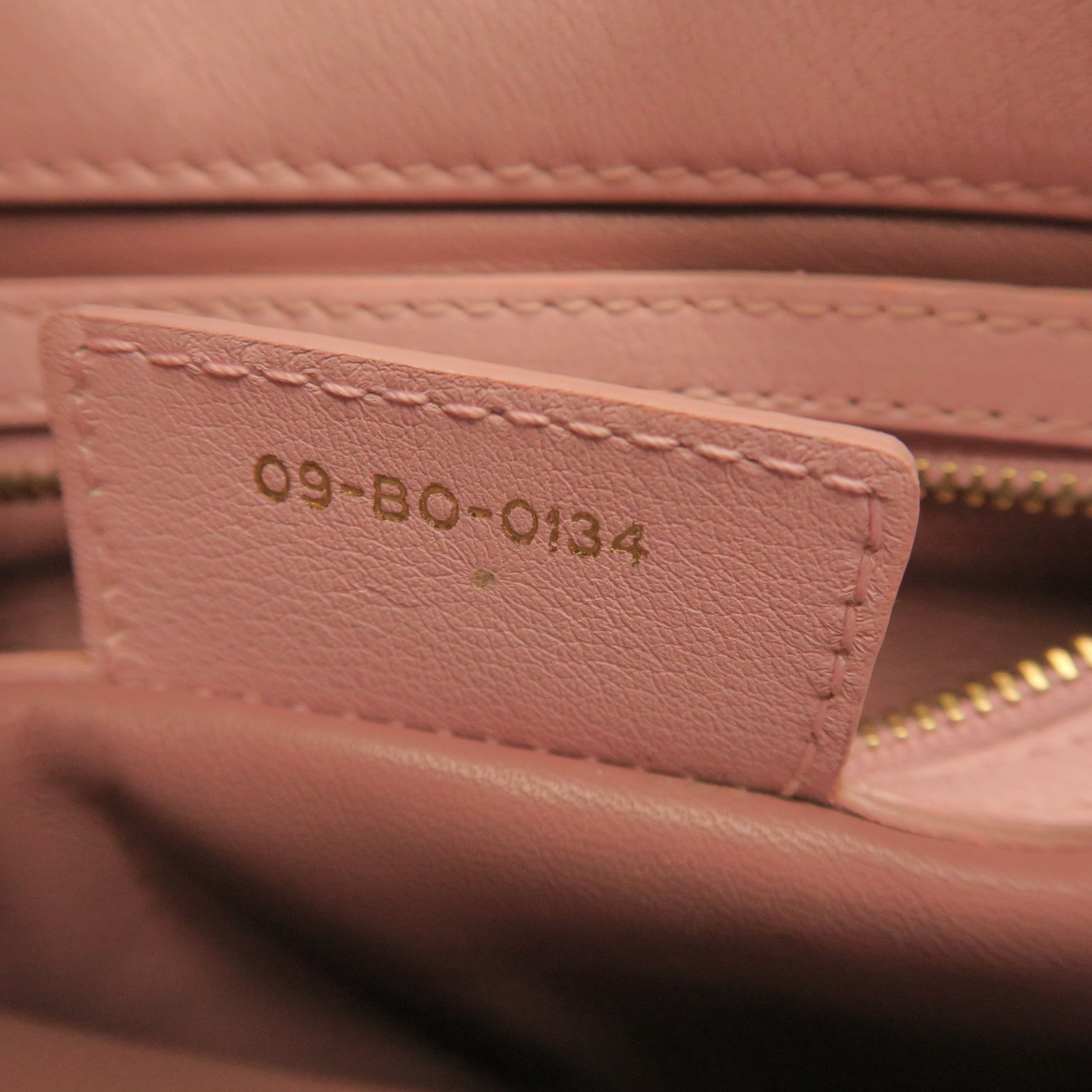 Dior rhombic cowhide leather Chain Shoulder gold buckle shoulder bag pink