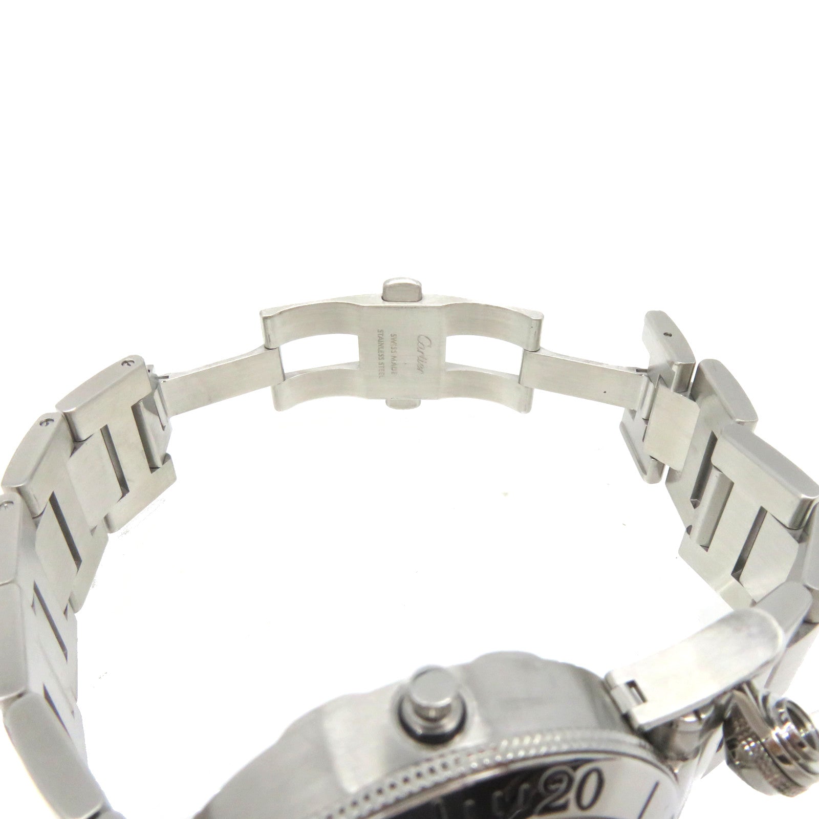 CARTIER Pasha 40mm Watch不鏽鋼自動機芯手錶黑色