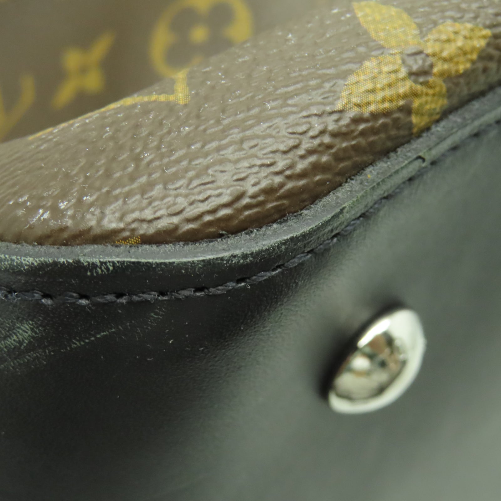 LOUIS VUITTON Monogram Neo Greenwich銀扣手挽肩背兩用袋棕色/黑色