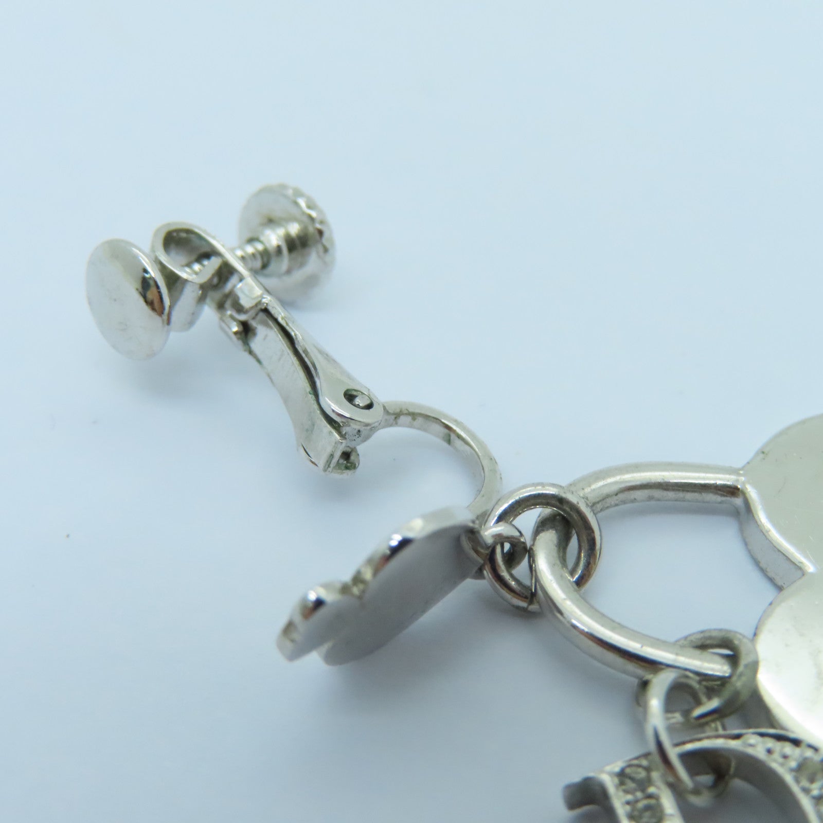 Dior 金屬Earrings耳環銀色