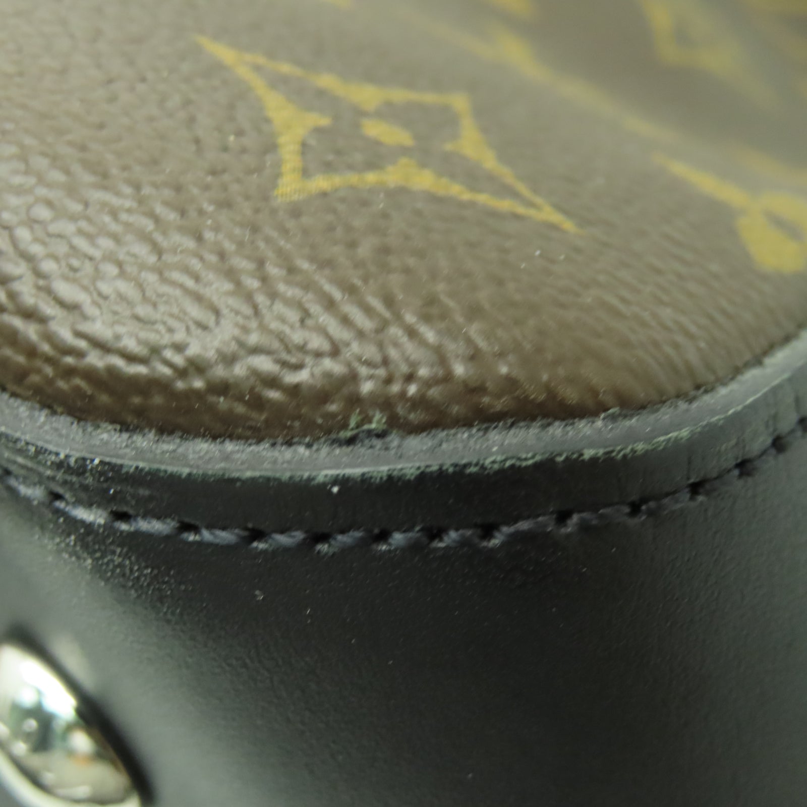 LOUIS VUITTON Monogram Neo Greenwich銀扣手挽肩背兩用袋棕色/黑色