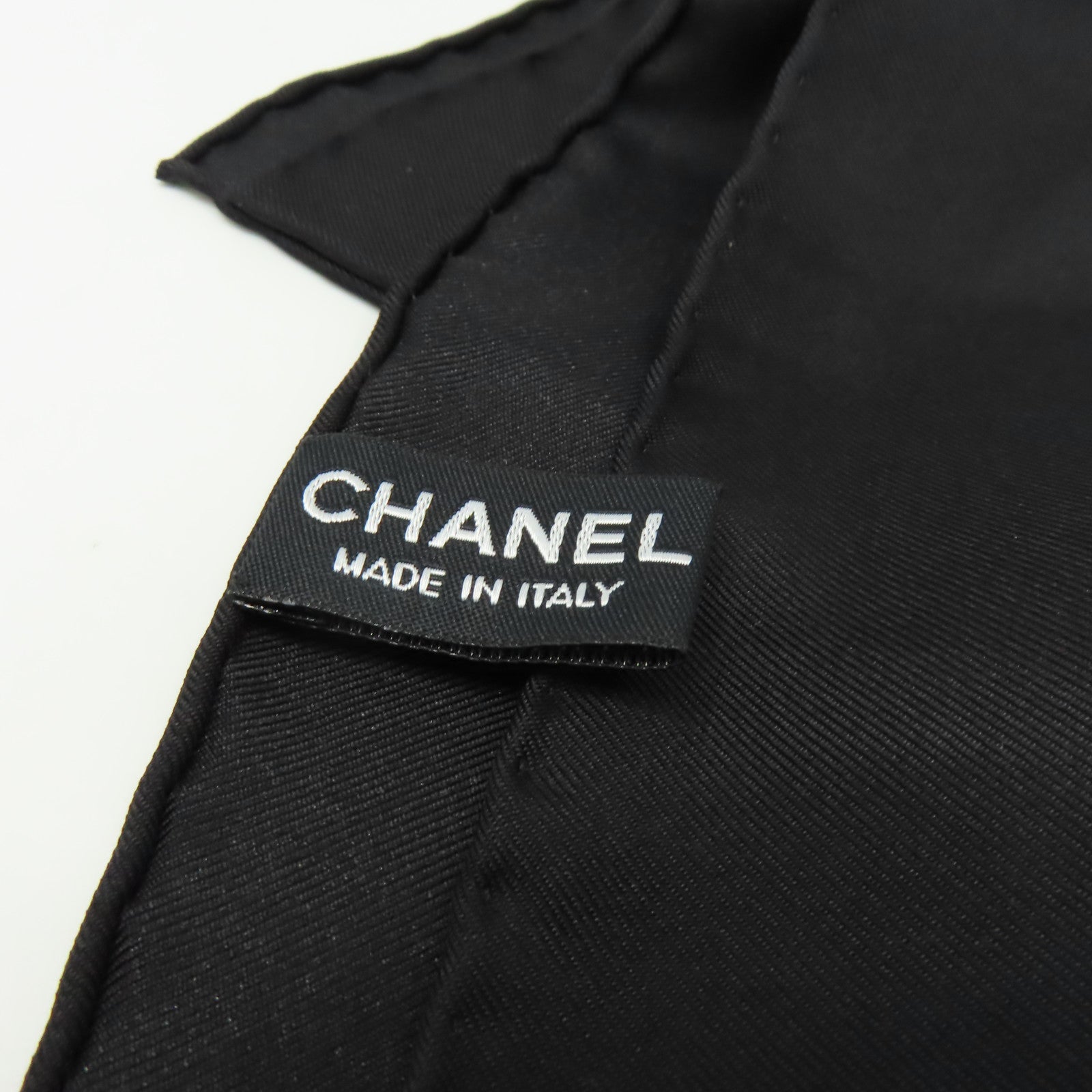 CHANEL 絲質Scarf絲巾黑色/彩色