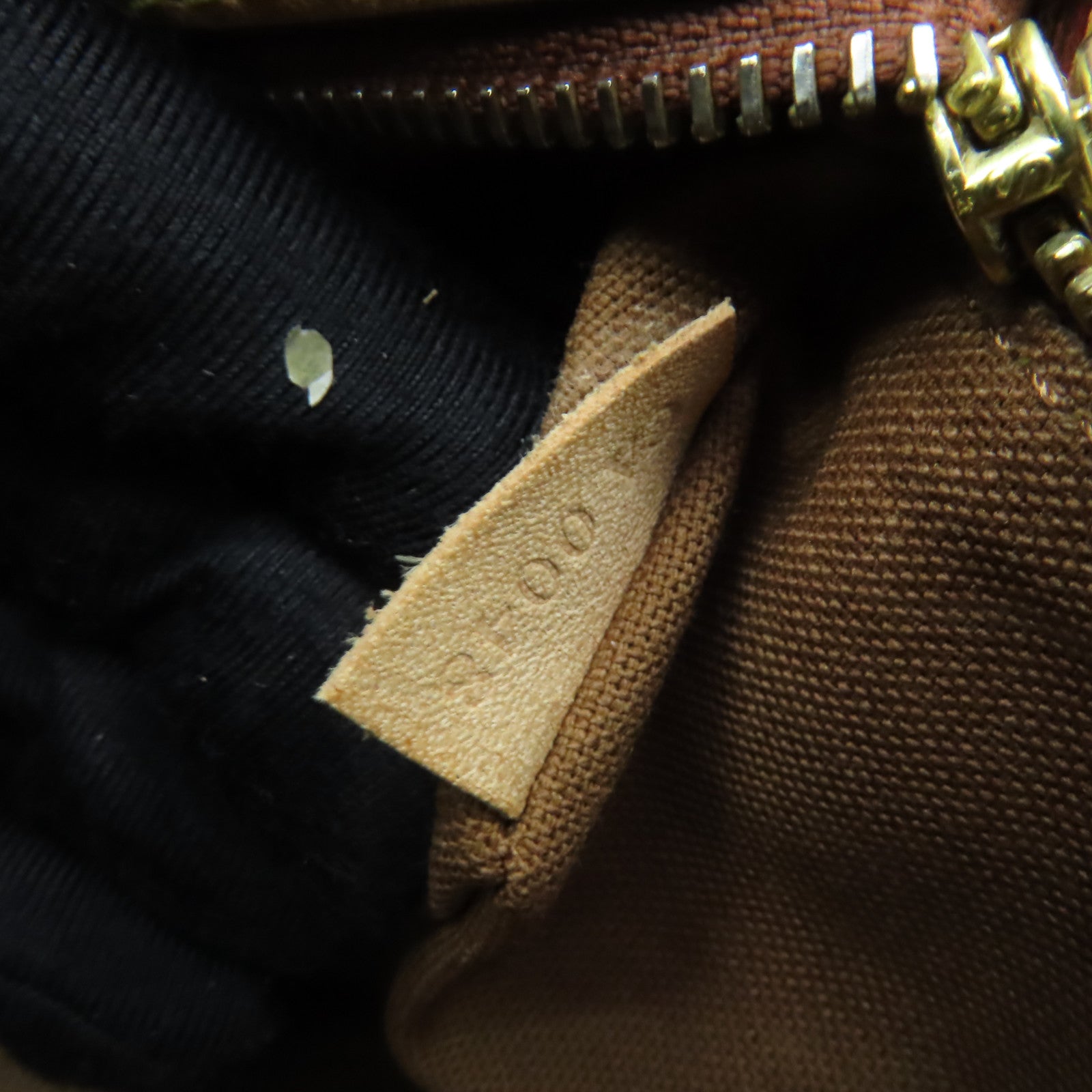 LOUIS VUITTON Monogram Abbeses金扣肩背袋棕色