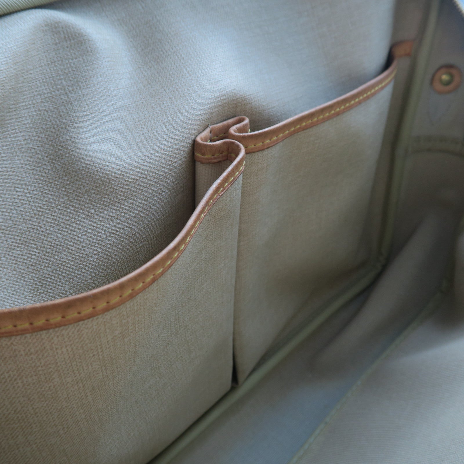 LOUIS VUITTON Monogram Reporter GM金扣肩背袋啡色